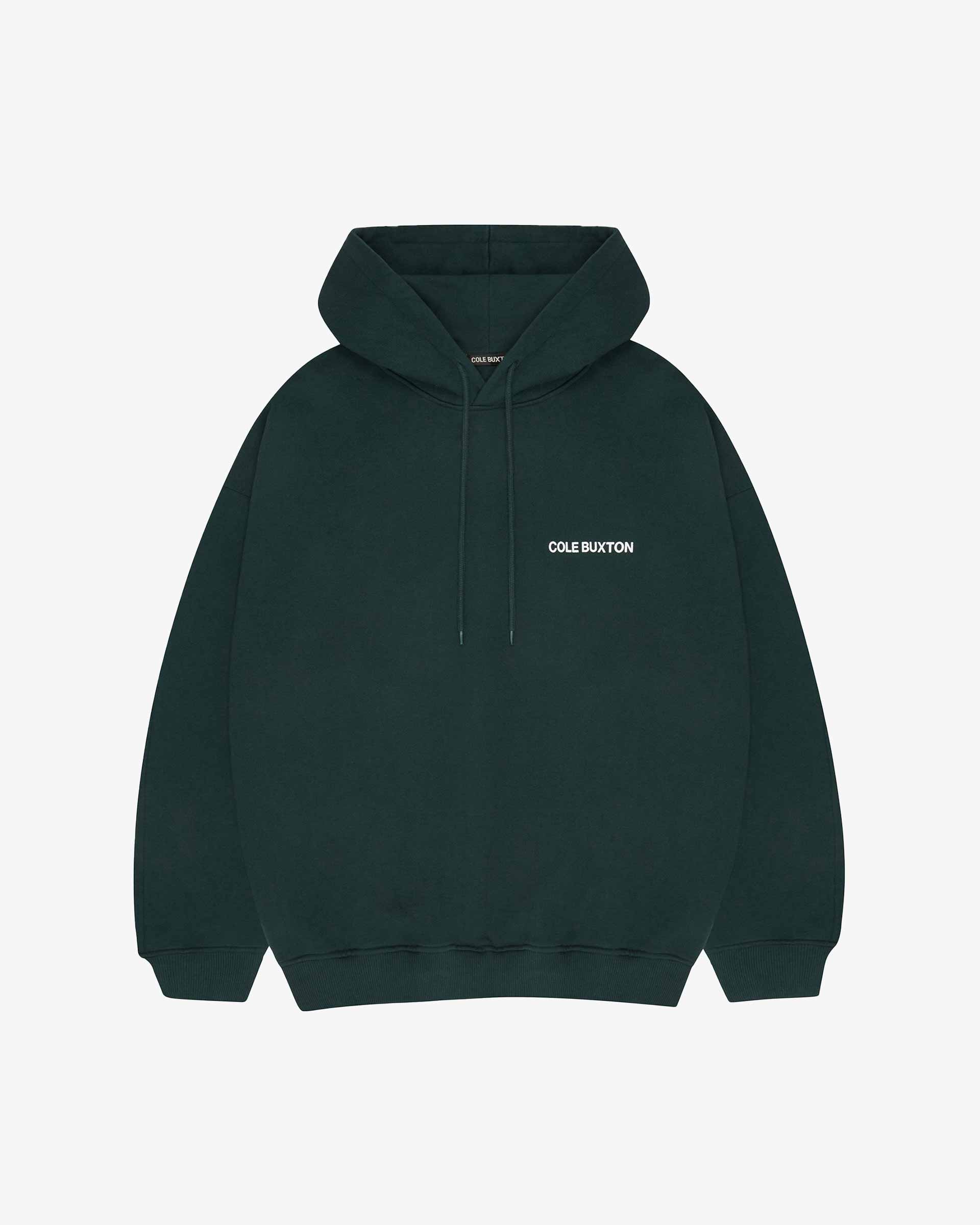 Cole Buxton | Sportswear Hoodie | Mens | Cotton | Green