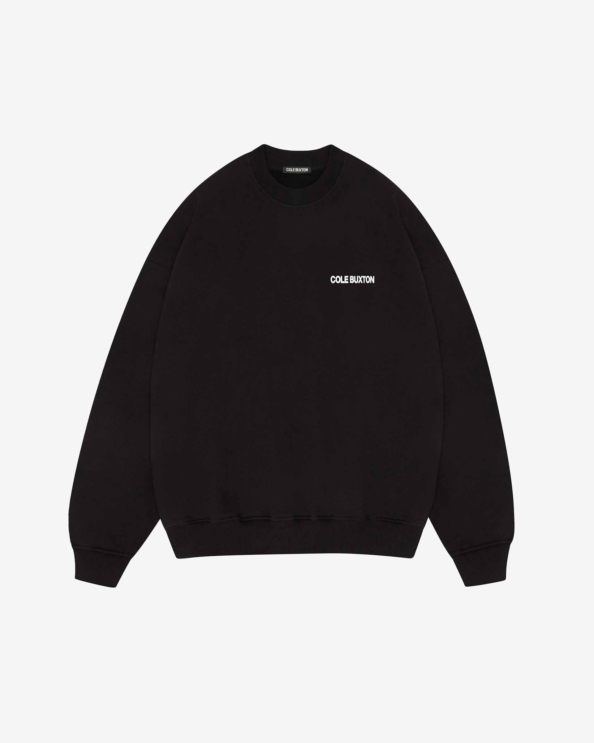 Cole Buxton | Sportswear Sweatshirt | Mens | Cotton | Black