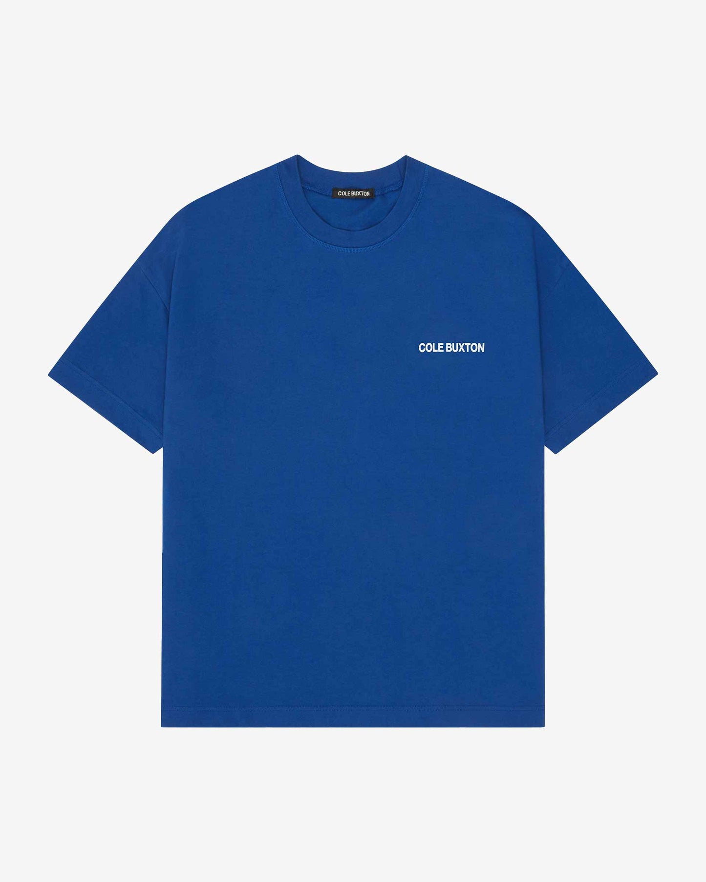 Cole Buxton | Sportswear T-Shirt | Mens | Cotton | Cobalt Blue