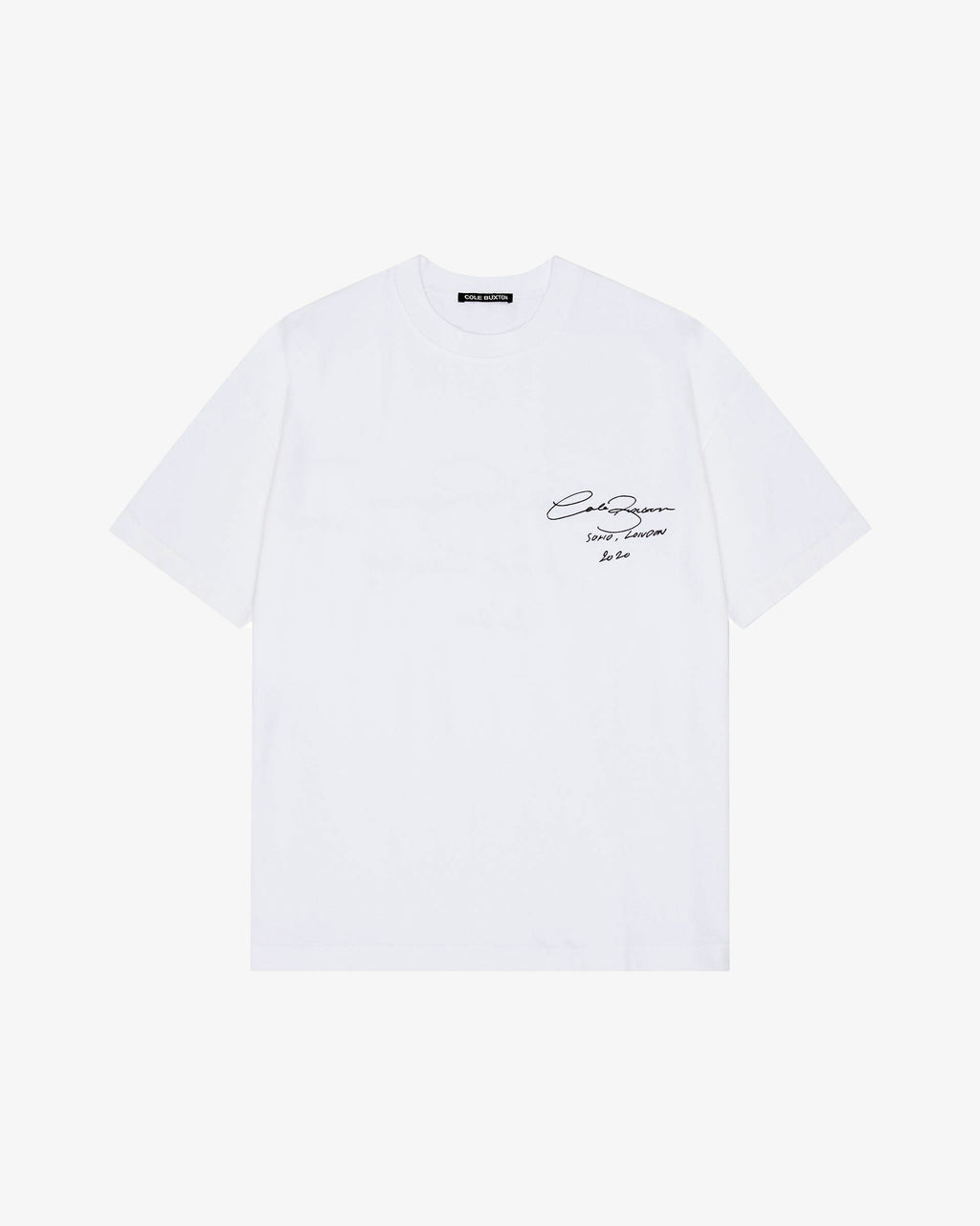 Cole Buxton | Signature T-Shirt | Mens | Cotton | White