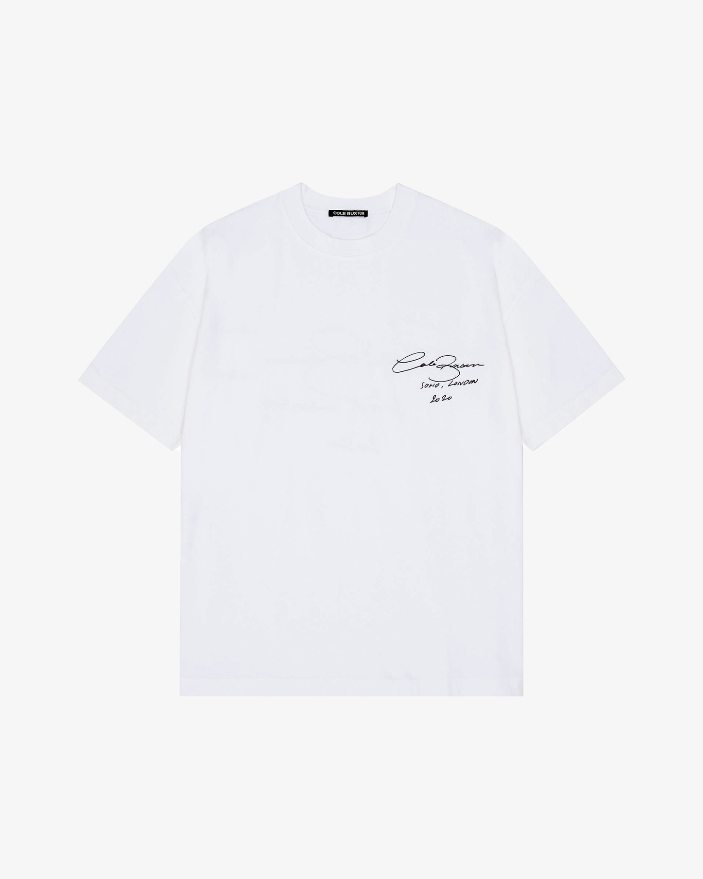 Cole Buxton | Signature T-Shirt | Mens | Cotton | White
