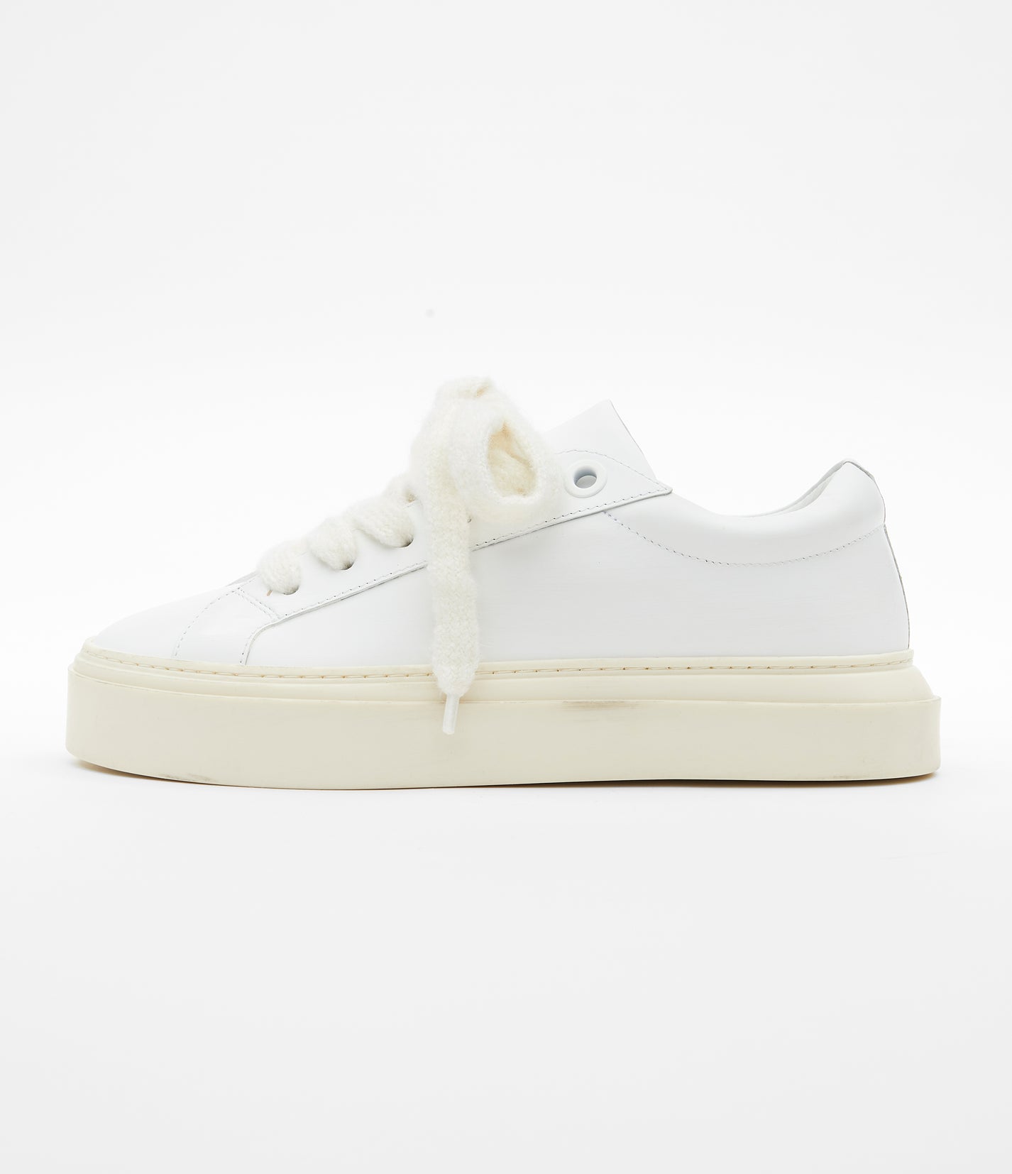 Cole Buxton Wilson Sneaker Mens Italian Leather Vintage White