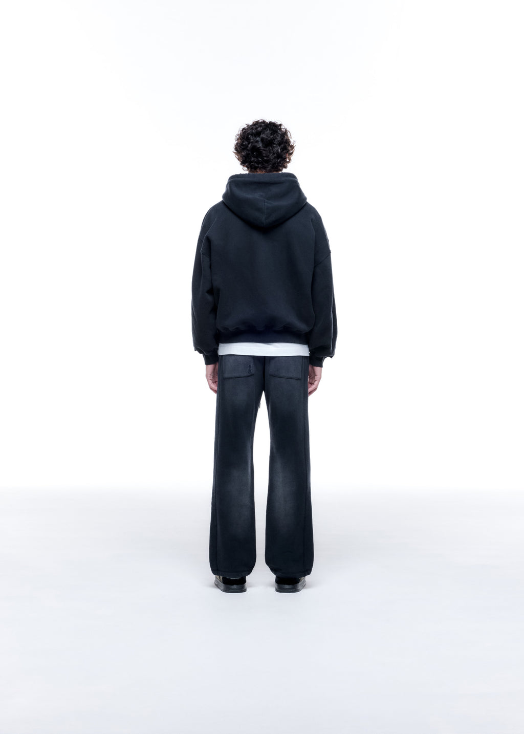 CB STAR DISTRESSED POCKET ZIPPED HOODIE