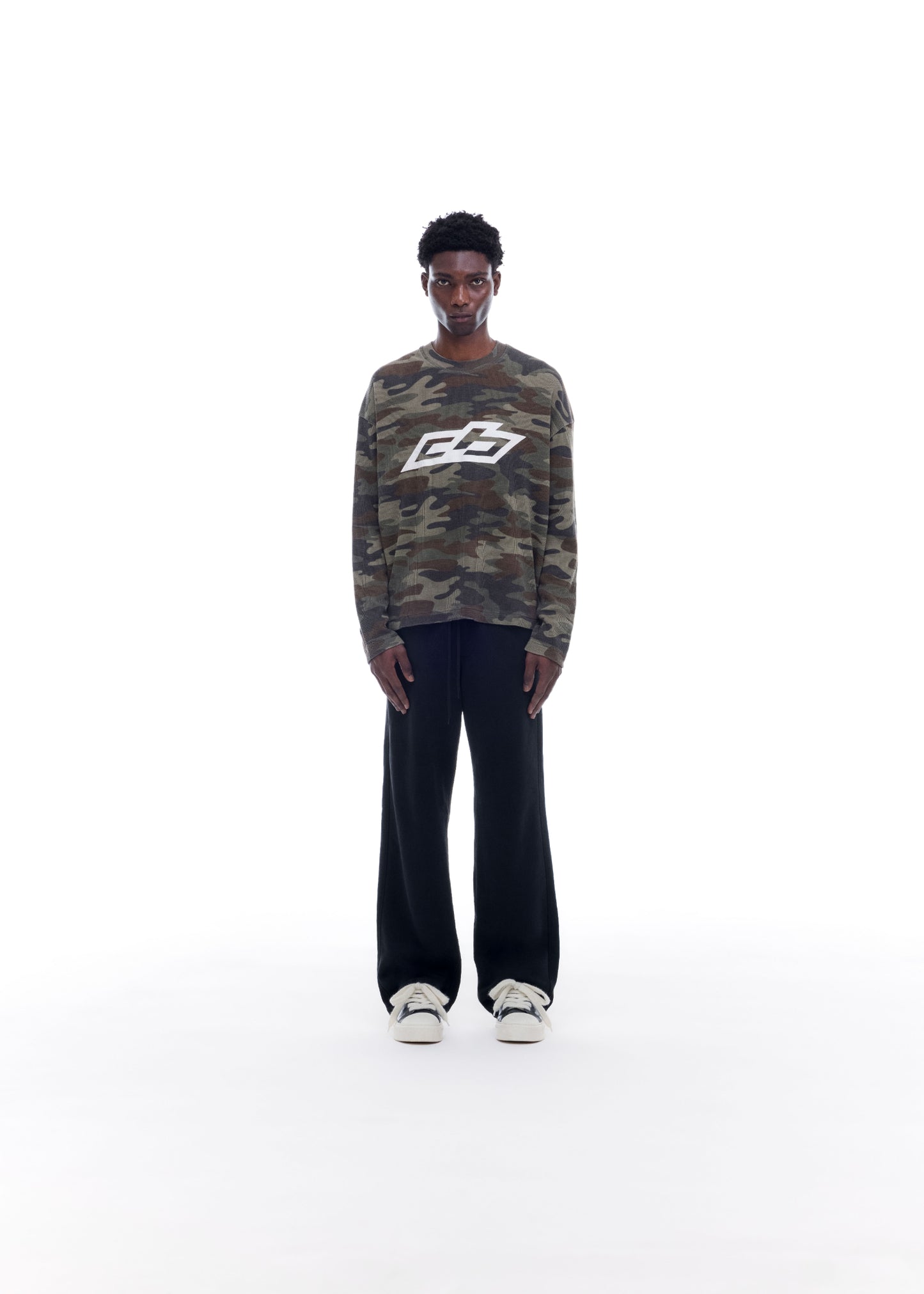 CAMO RALLY WAFFLE LONG SLEEVE T-SHIRT