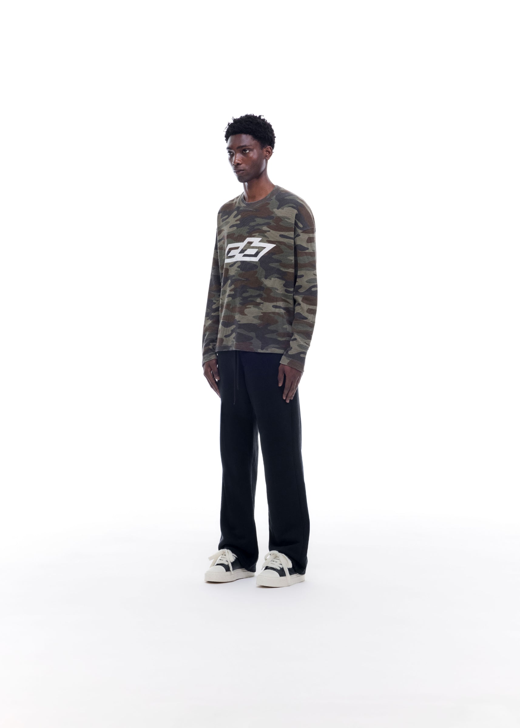 CAMO RALLY WAFFLE LONG SLEEVE T-SHIRT