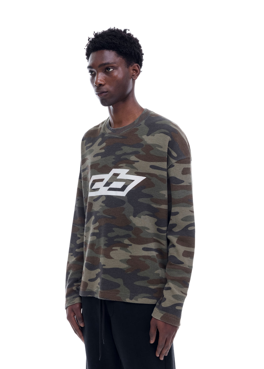 CAMO RALLY WAFFLE LONG SLEEVE T-SHIRT