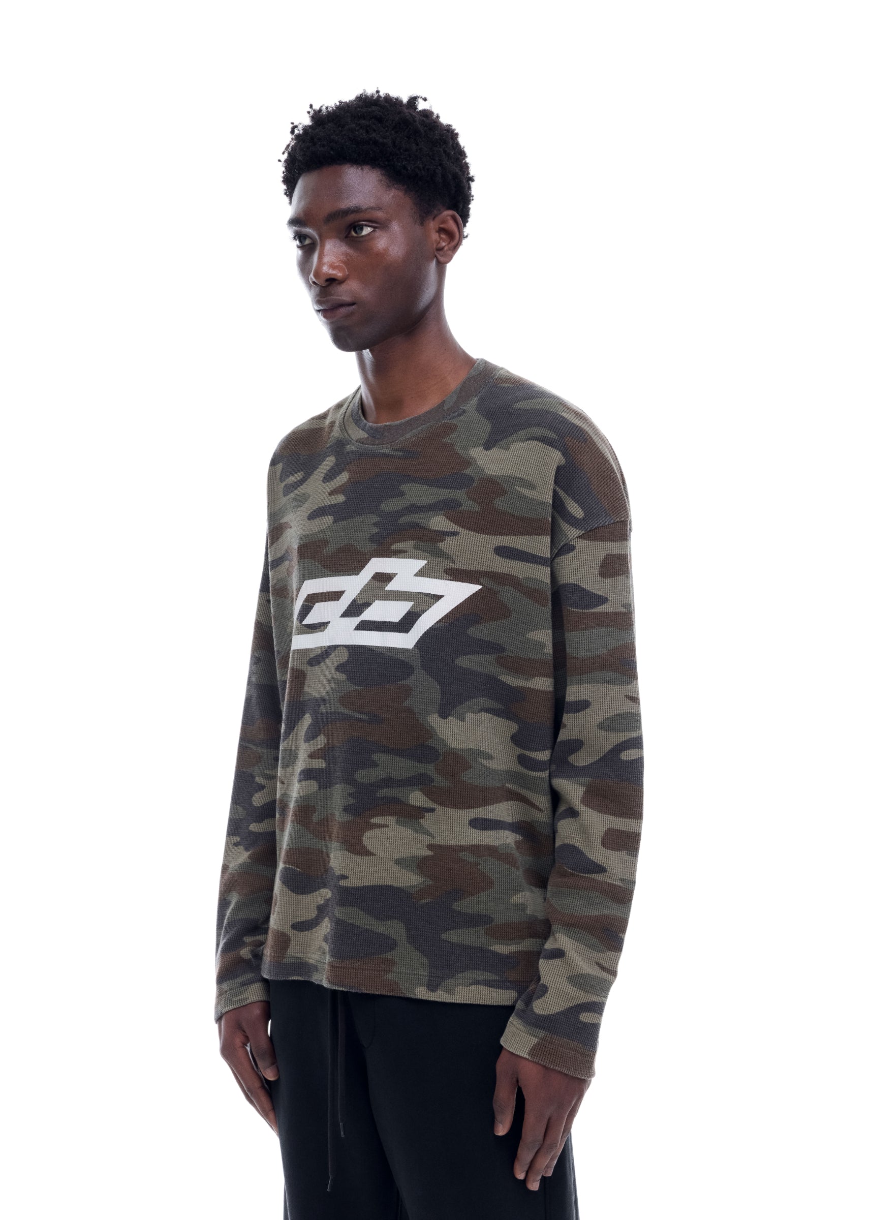 CAMO RALLY WAFFLE LONG SLEEVE T-SHIRT
