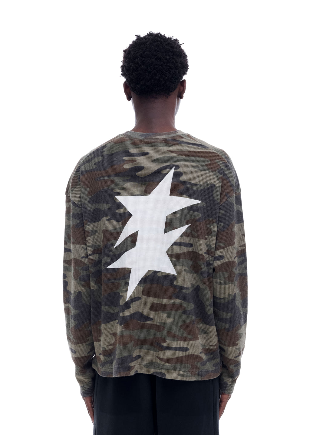 CAMO RALLY WAFFLE LONG SLEEVE T-SHIRT