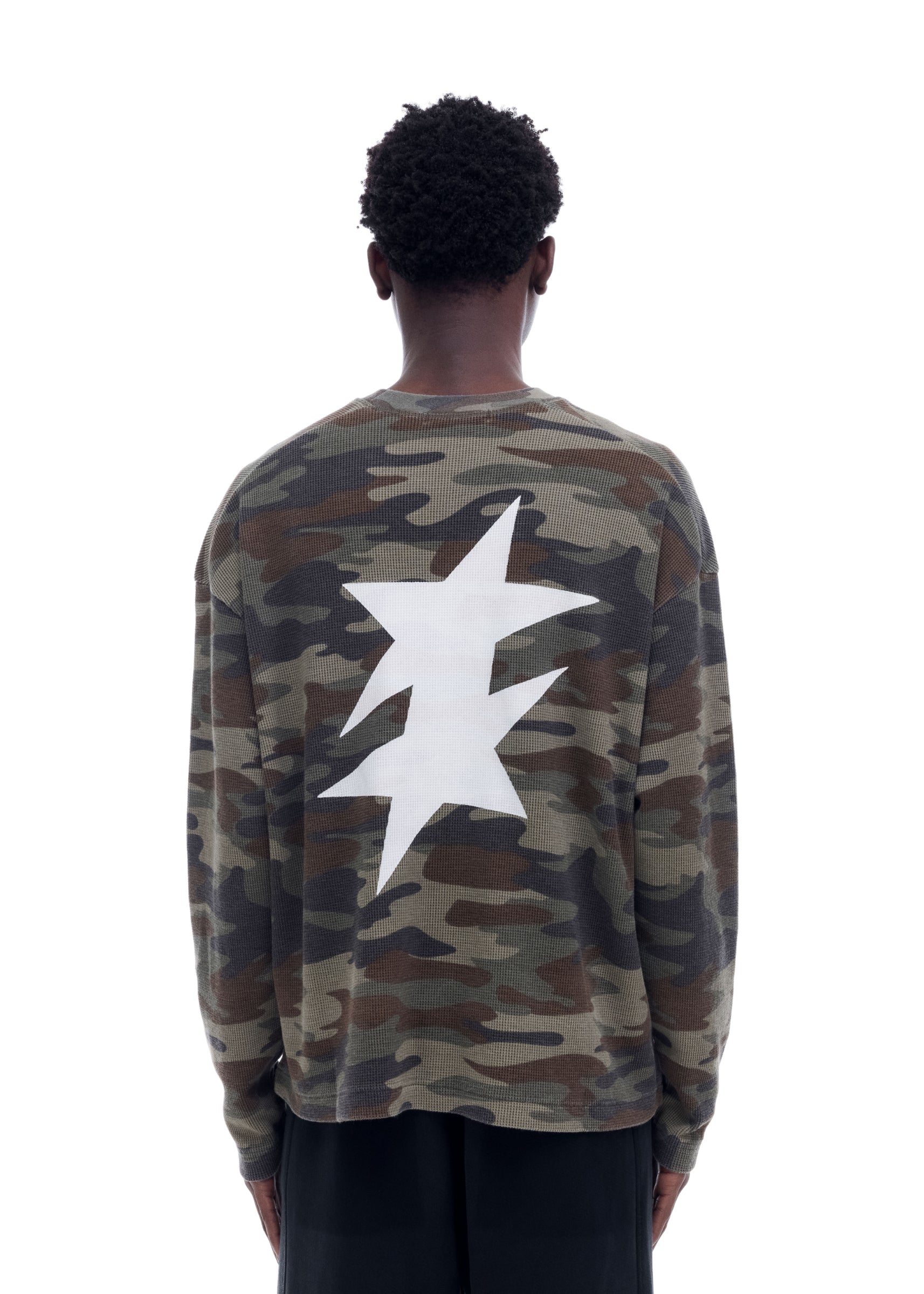 CAMO RALLY WAFFLE LONG SLEEVE T-SHIRT