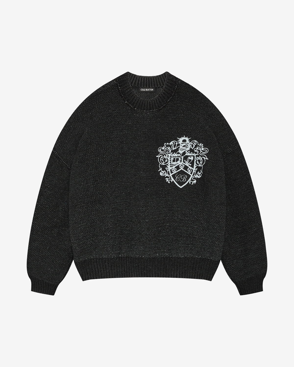 COLLEGIATE CREST KNIT SWEATER