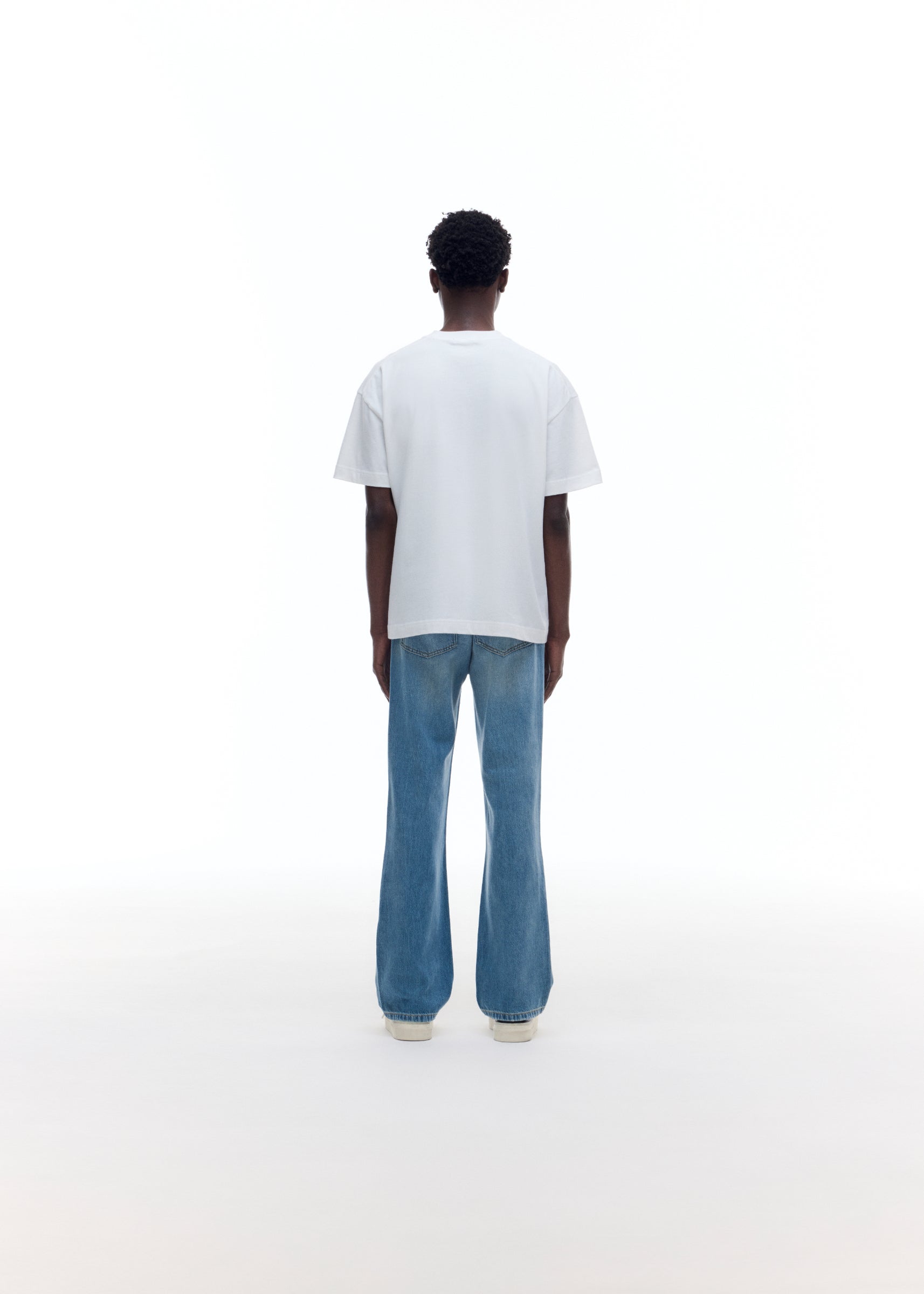 DISTRESSED FRONT JEANS