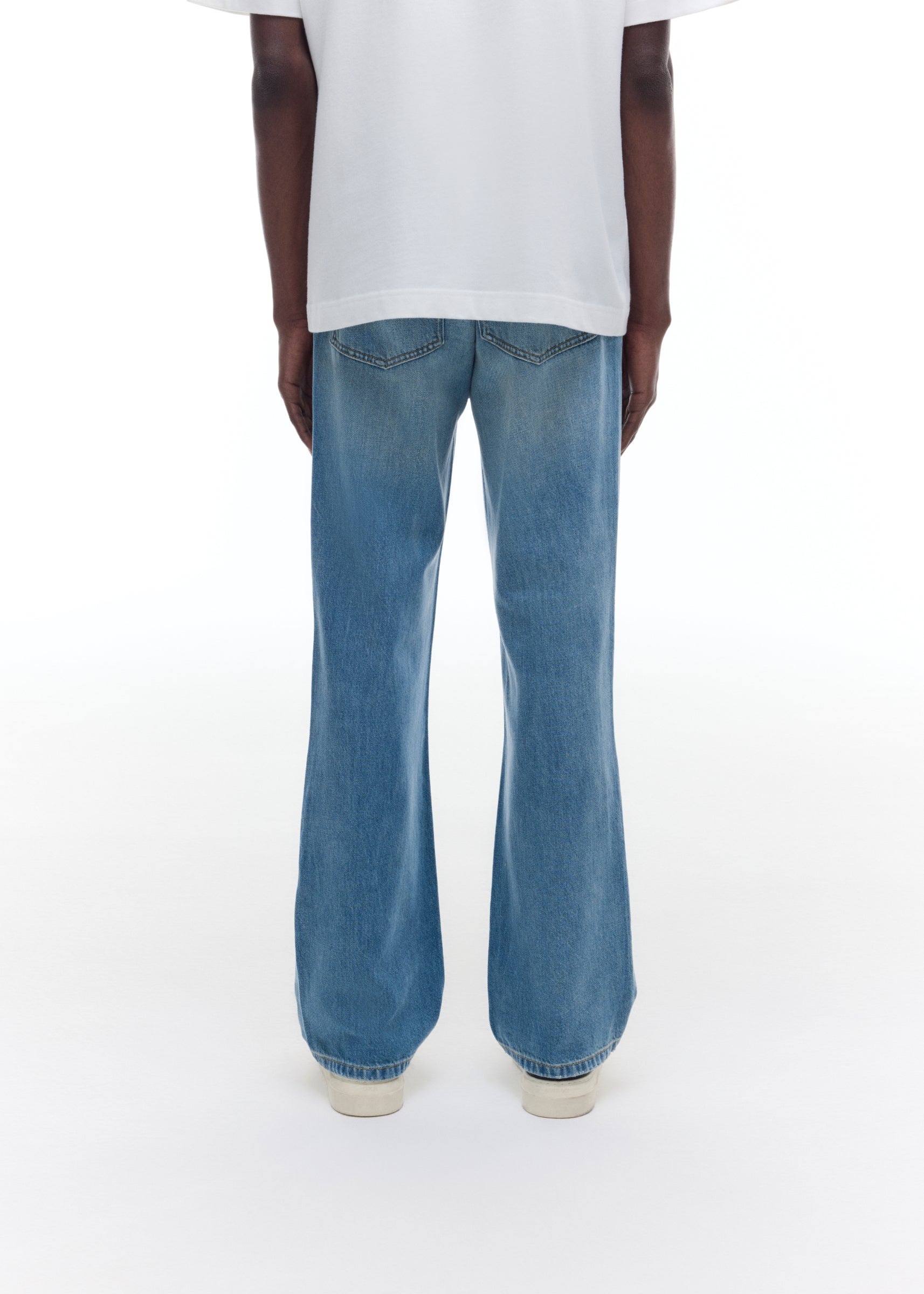 DISTRESSED FRONT JEANS