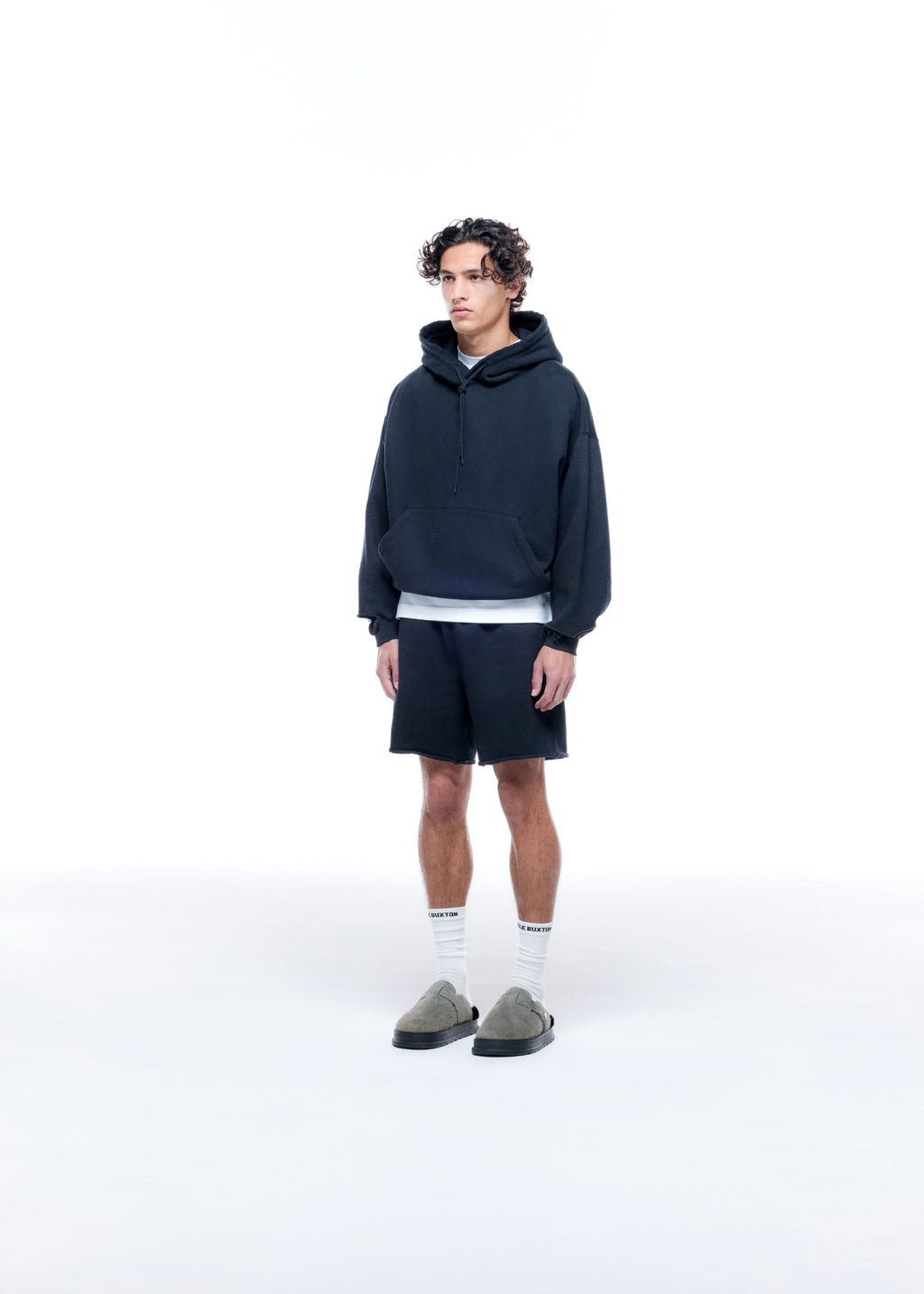 DISTRESSED POCKET HOODIE