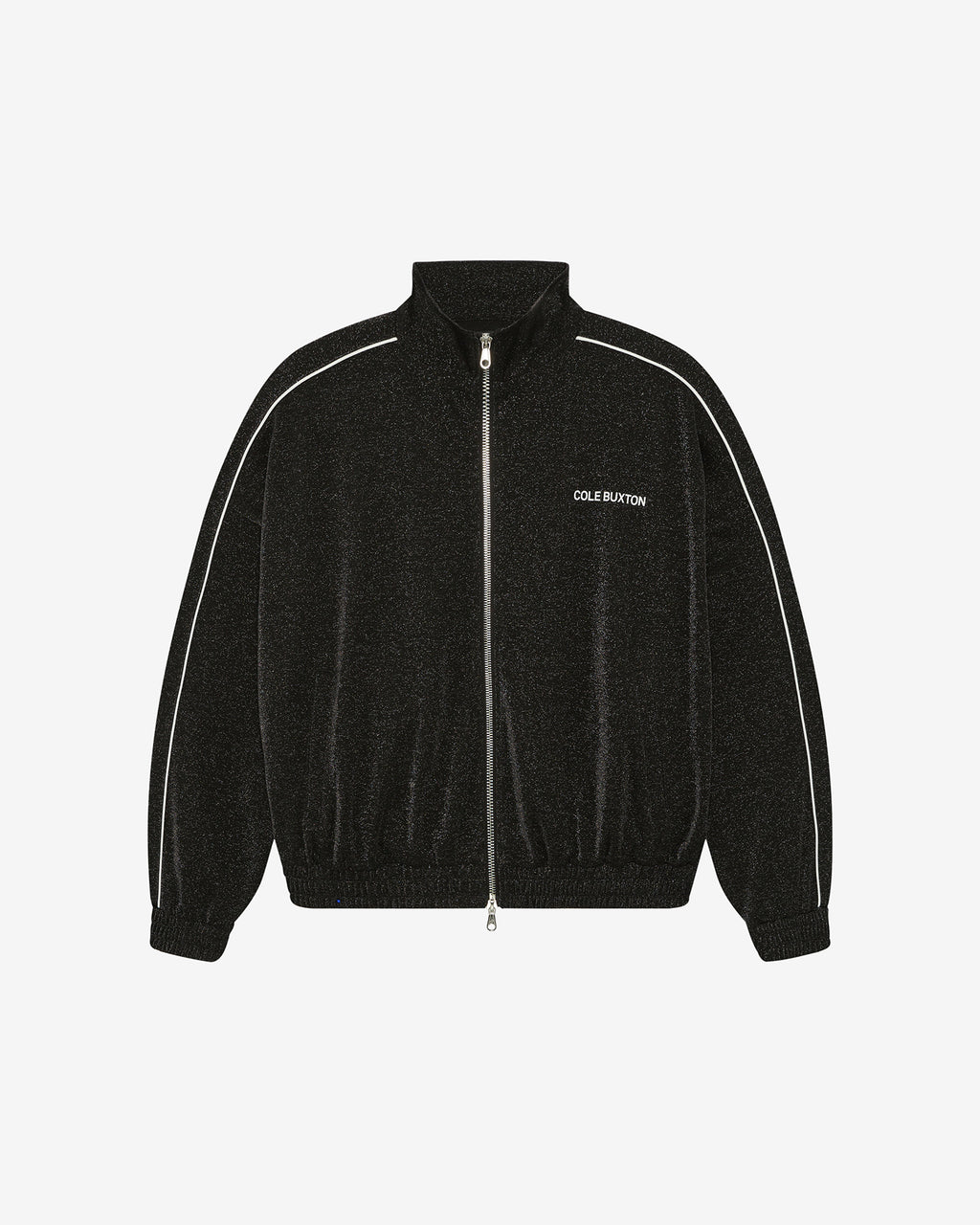 GLITTER PIPED TRACK JACKET