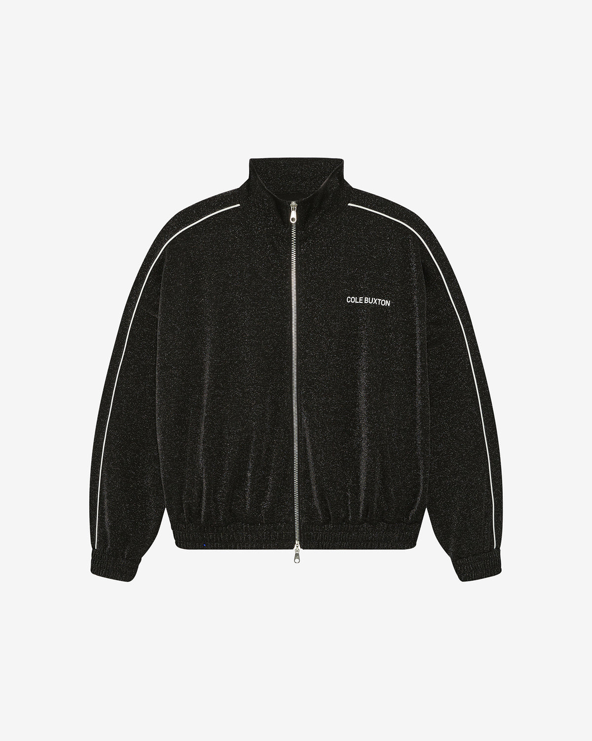 GLITTER PIPED TRACK JACKET