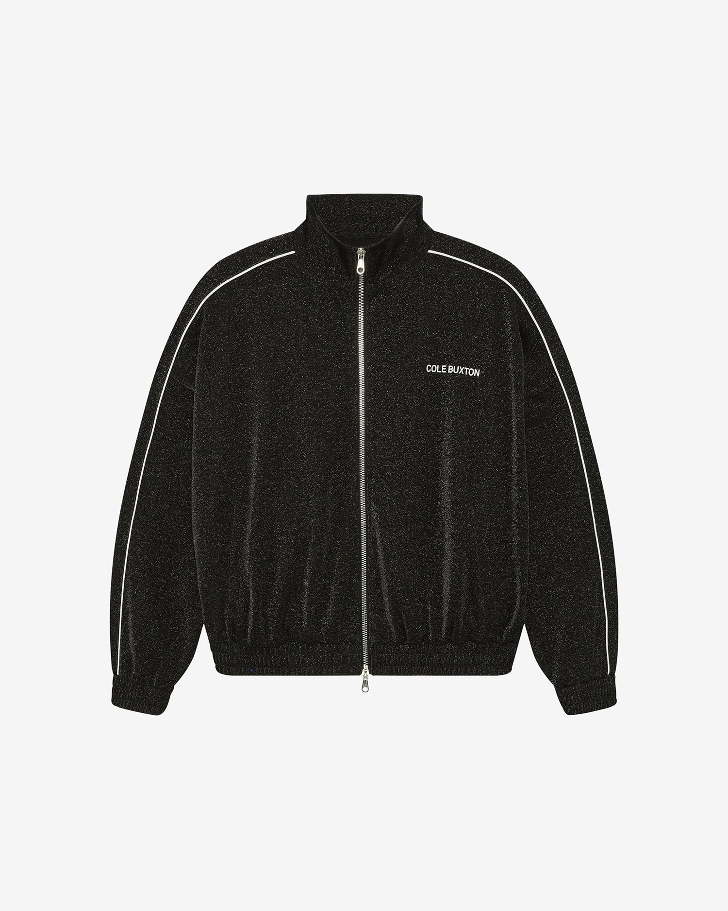 GLITTER PIPED TRACK JACKET