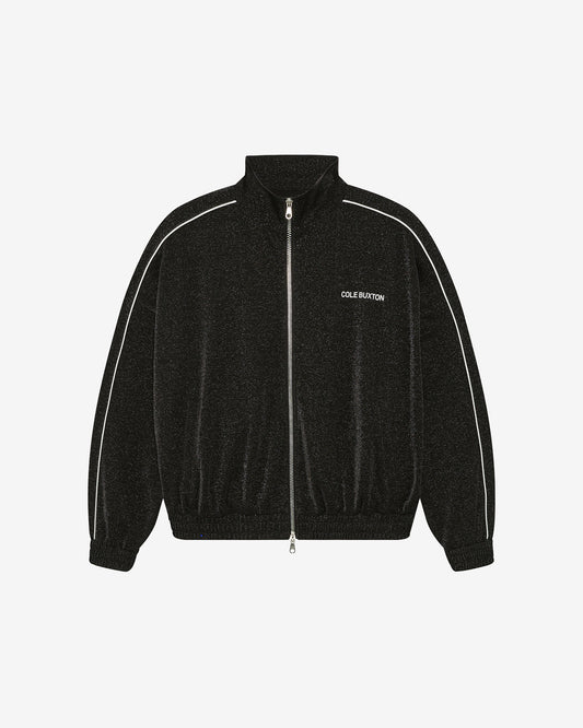 GLITTER PIPED TRACK JACKET