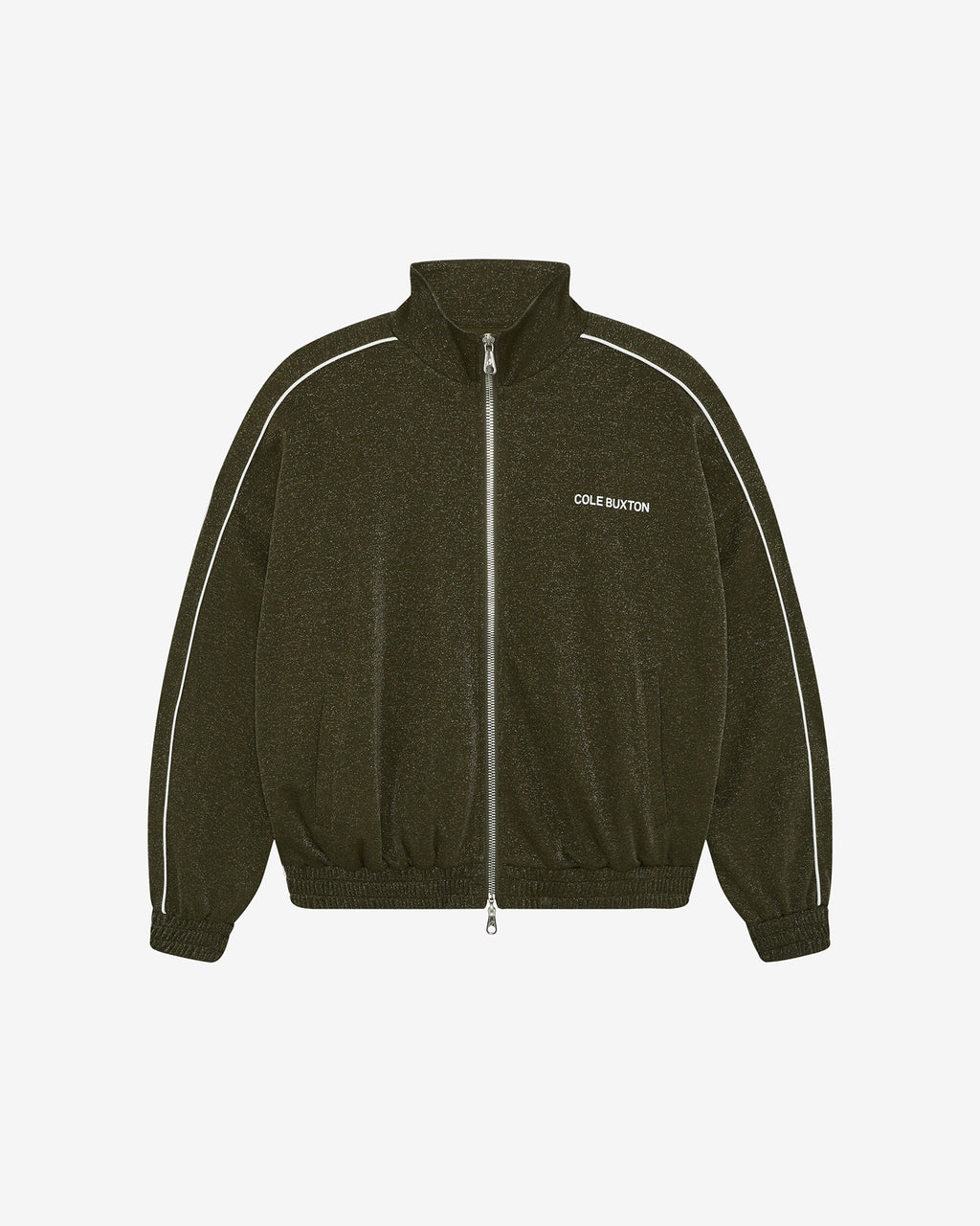 GLITTER PIPED TRACK JACKET