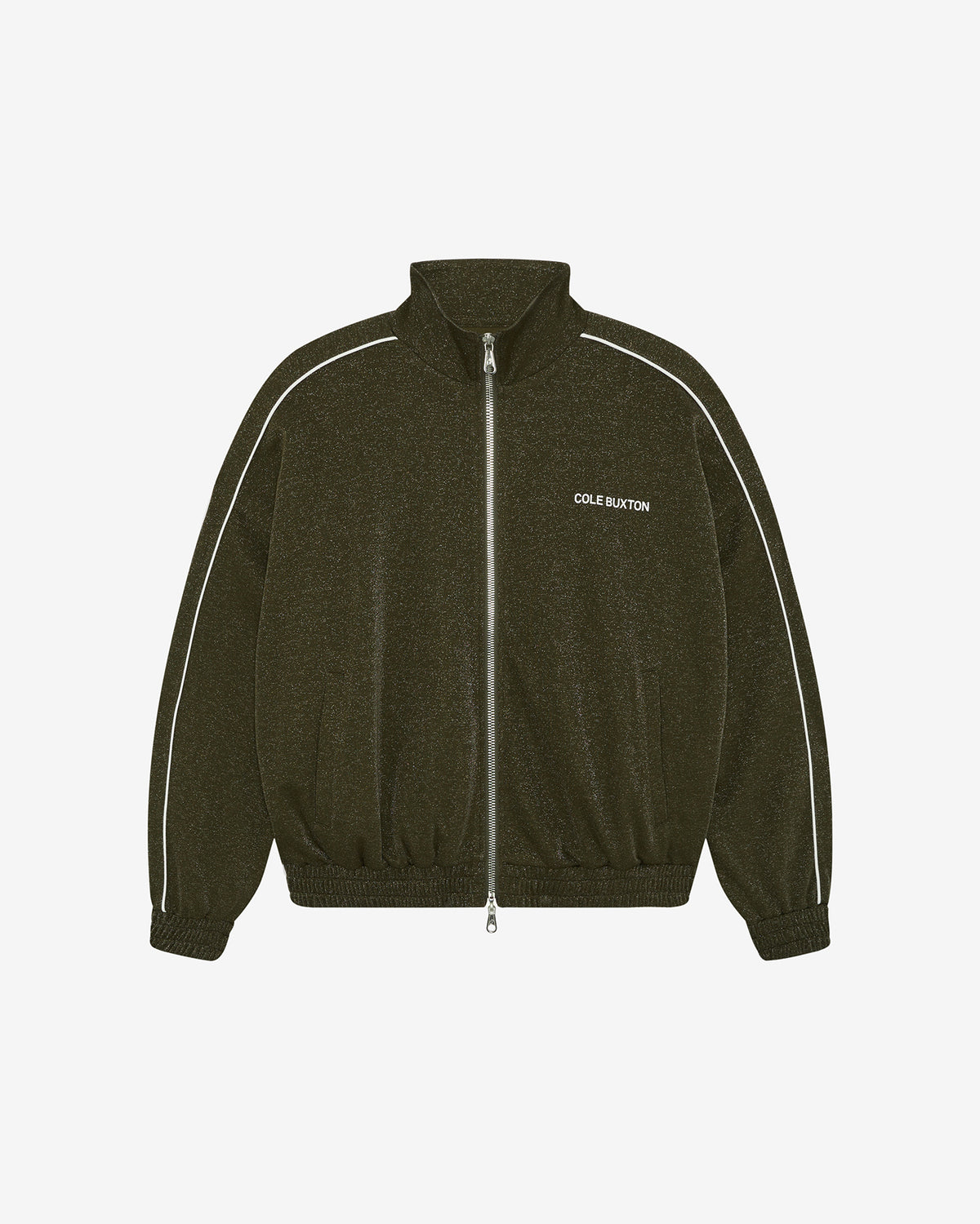 GLITTER PIPED TRACK JACKET