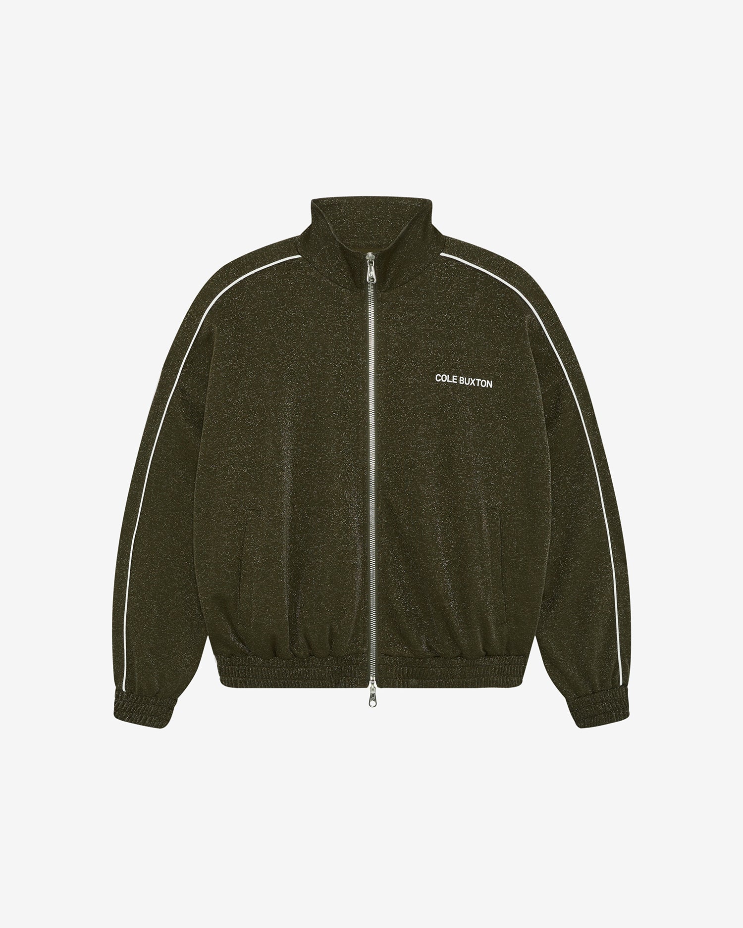 GLITTER PIPED TRACK JACKET