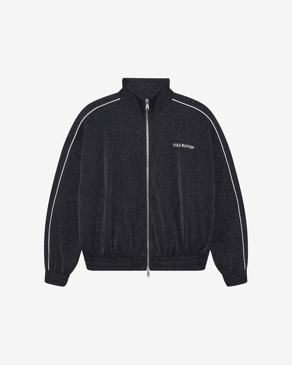 GLITTER PIPED TRACK JACKET