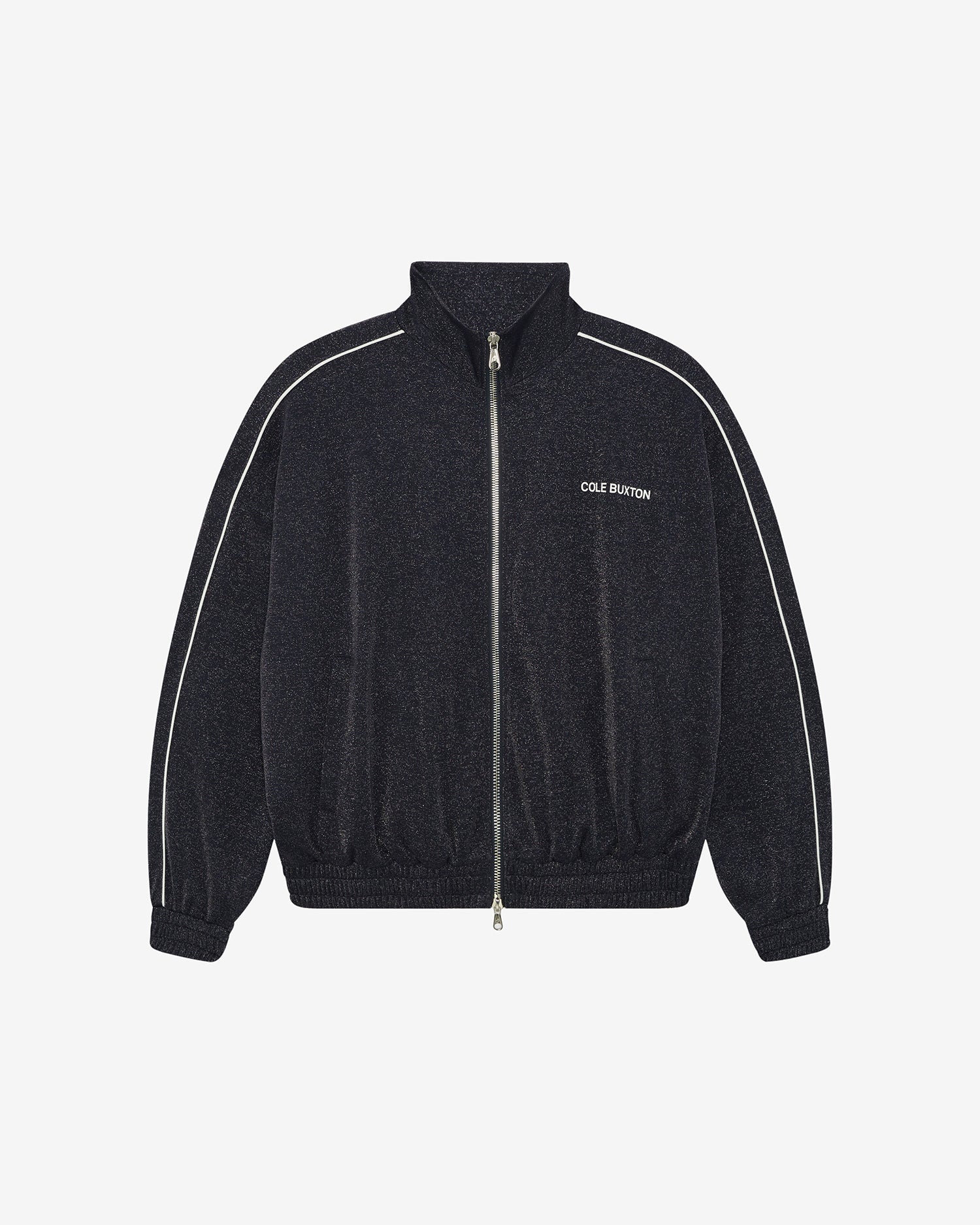 GLITTER PIPED TRACK JACKET