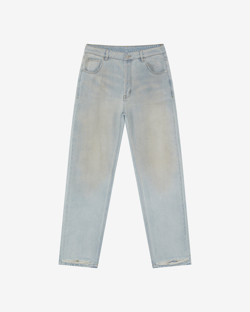 LIGHT WASH DENIM JEANS
