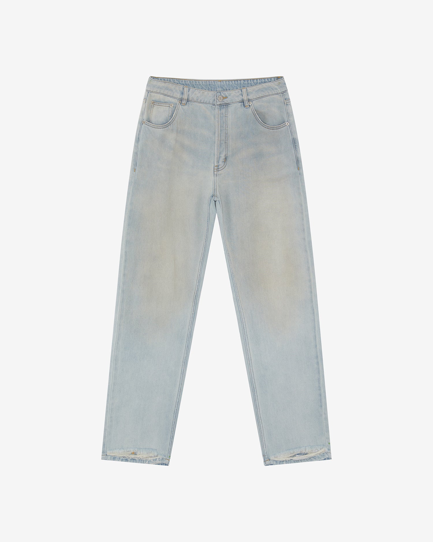 LIGHT WASH DENIM JEANS