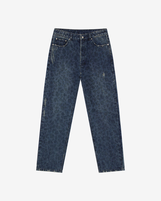 LEOPARD PRINT JEANS