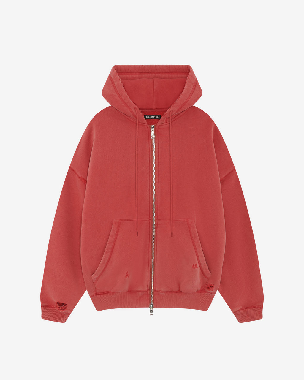 SUN FADE POCKET ZIPPED HOODIE