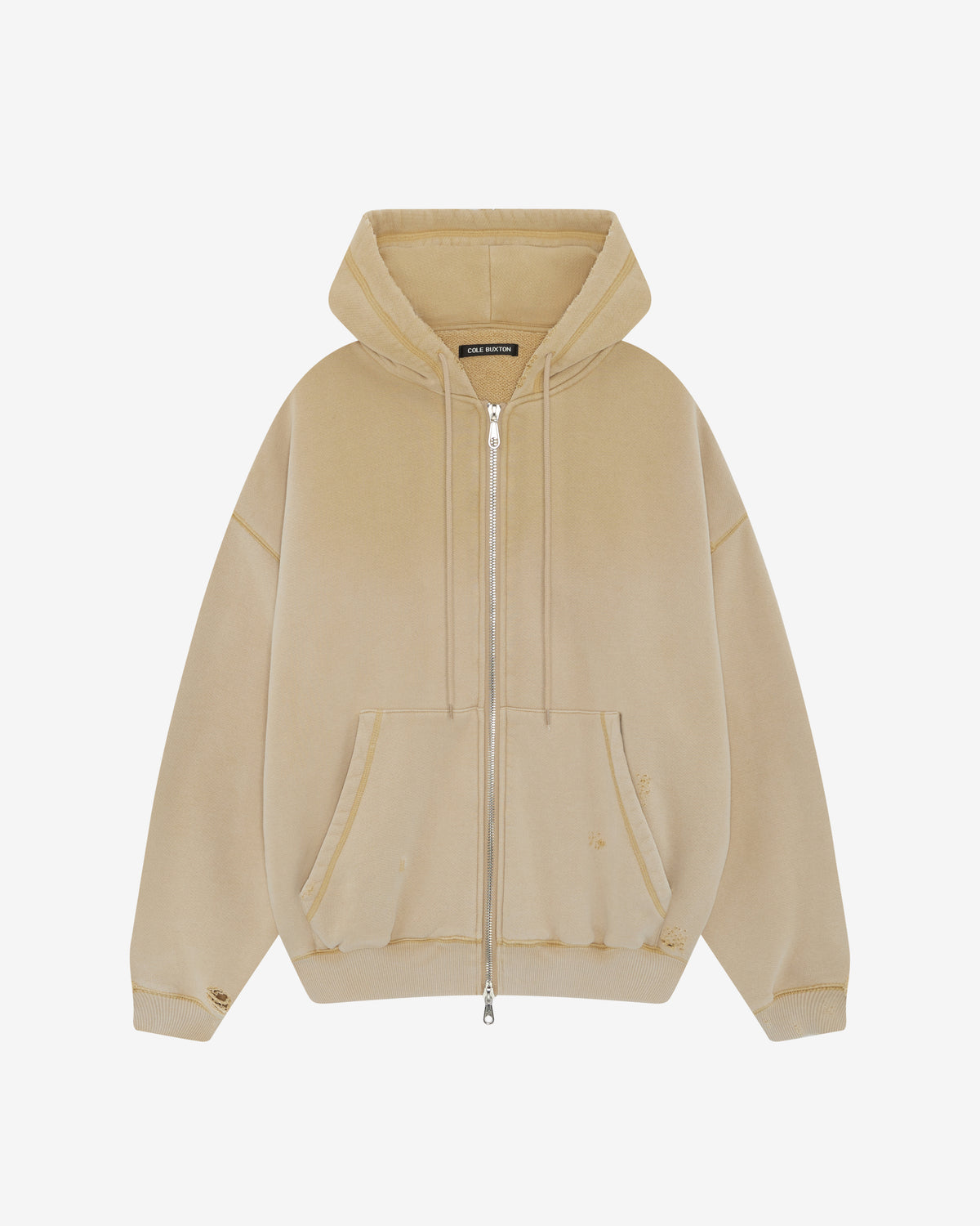 SUN FADE POCKET ZIPPED HOODIE