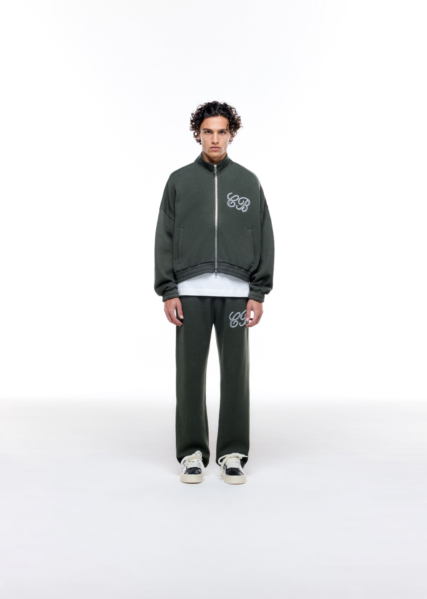 KNITTED TRACK JACKET