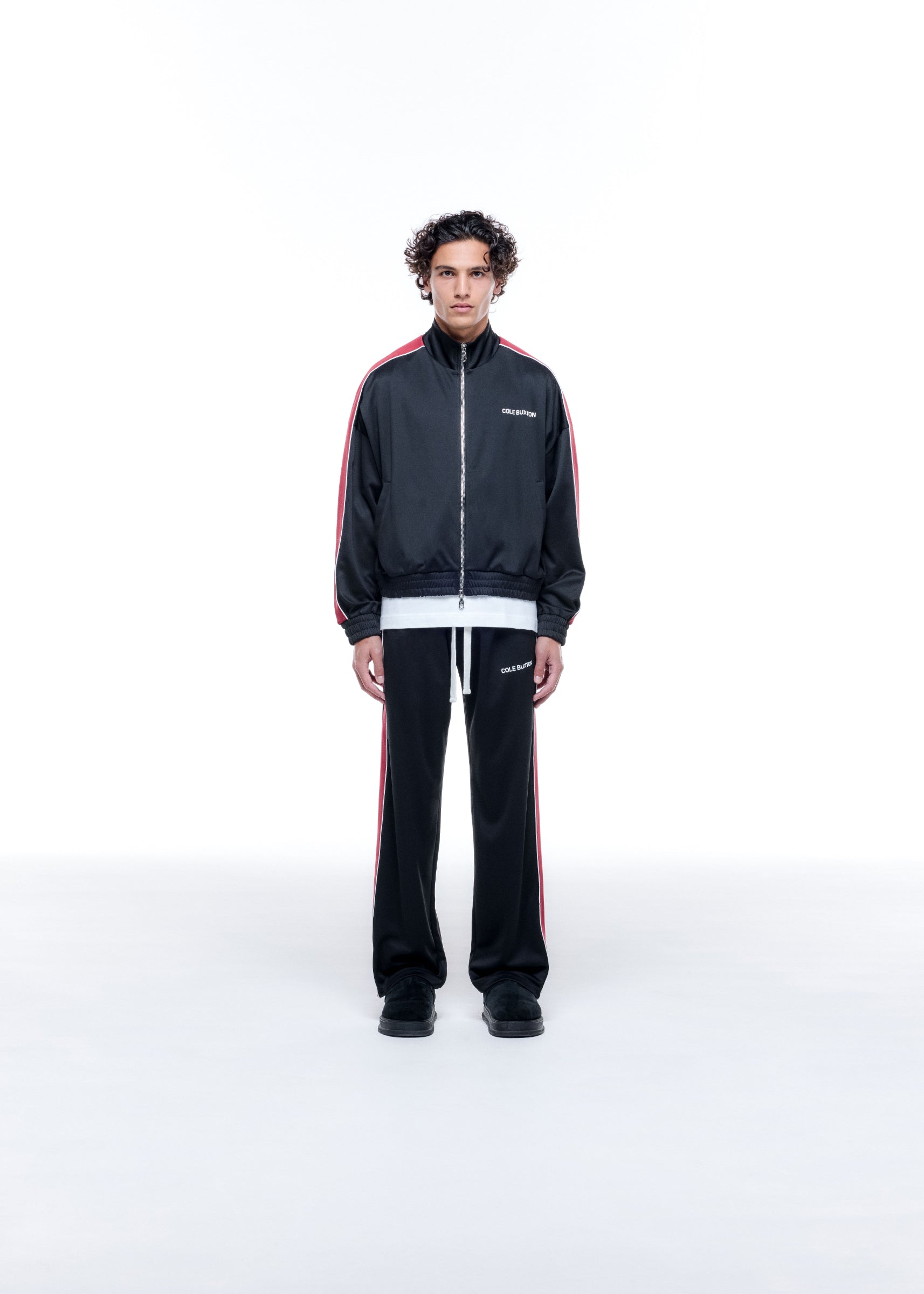 CONTRAST TAPE TRACK JACKET
