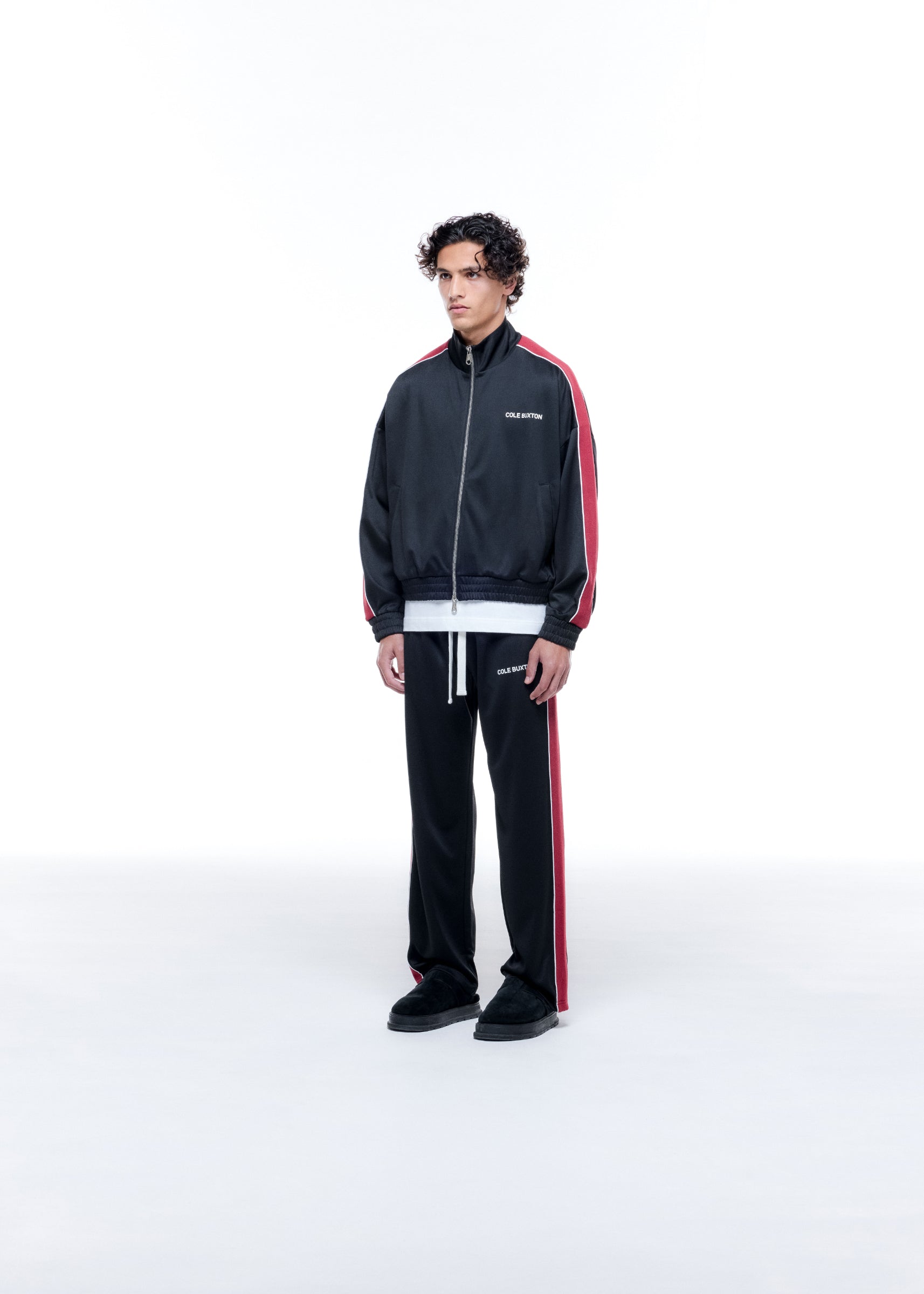 CONTRAST TAPE TRACK JACKET
