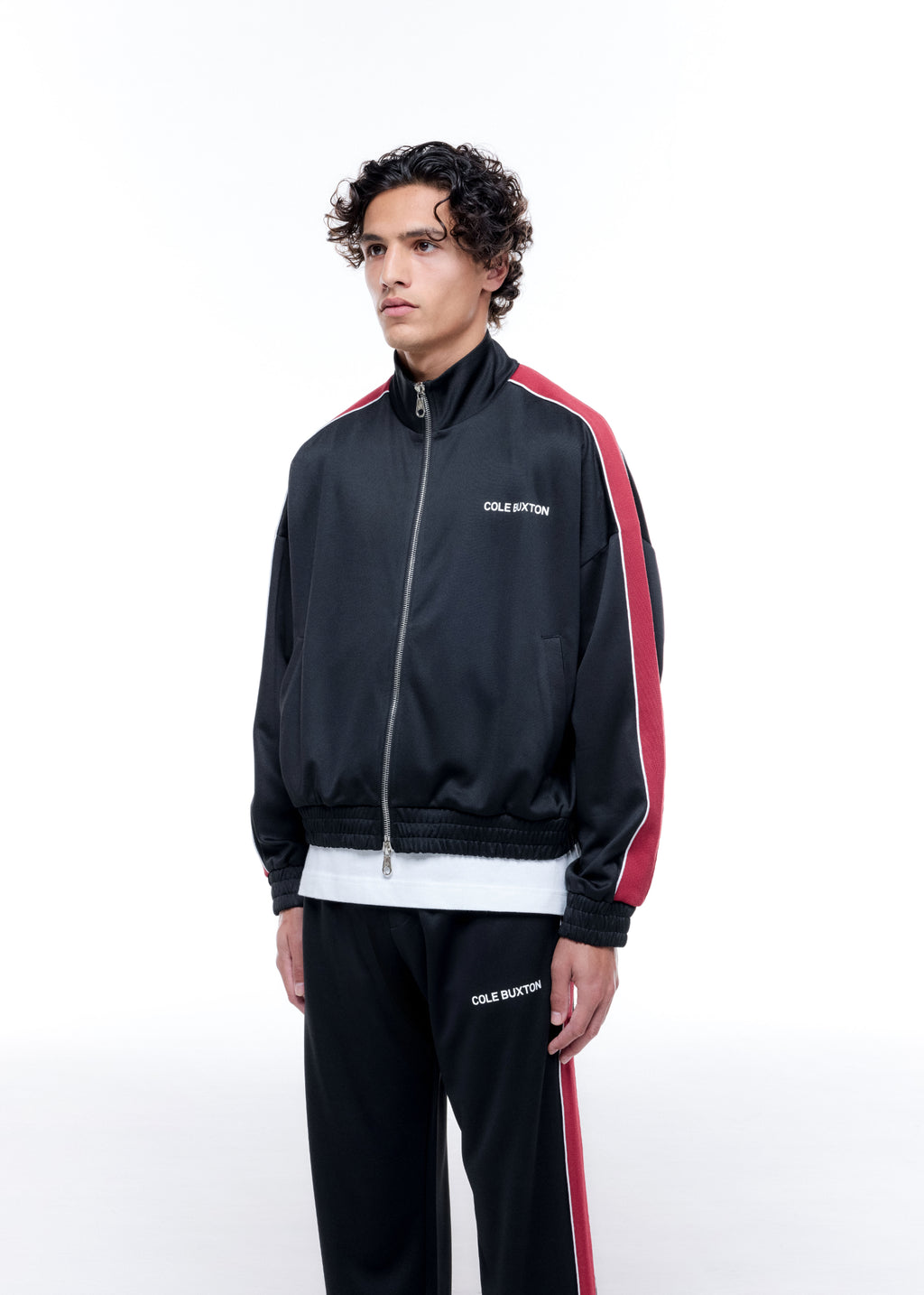 CONTRAST TAPE TRACK JACKET