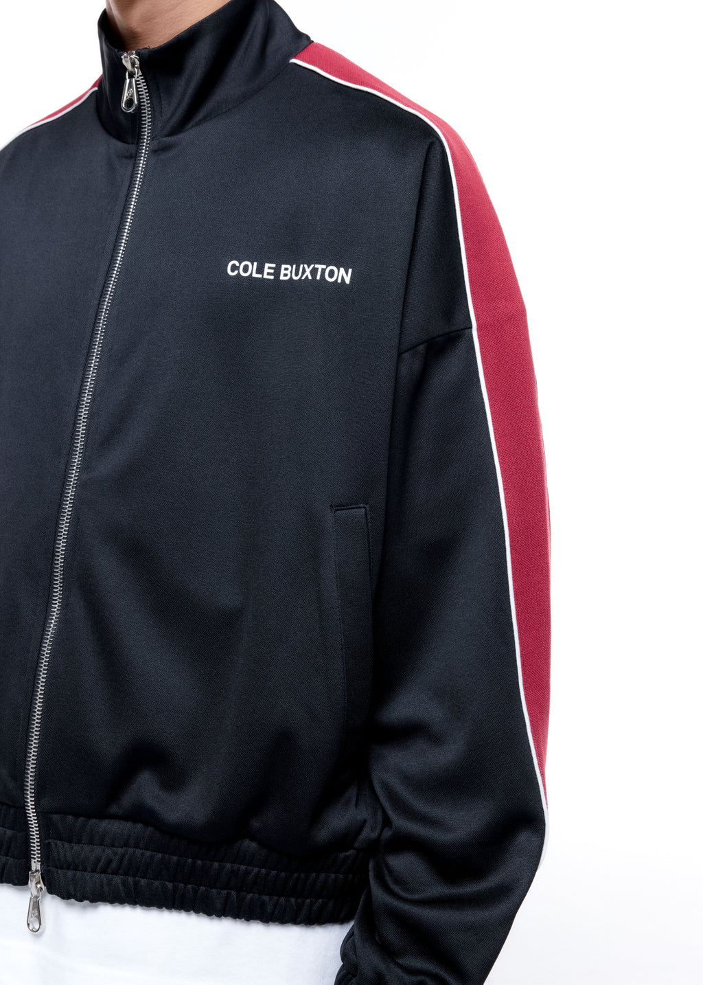 CONTRAST TAPE TRACK JACKET