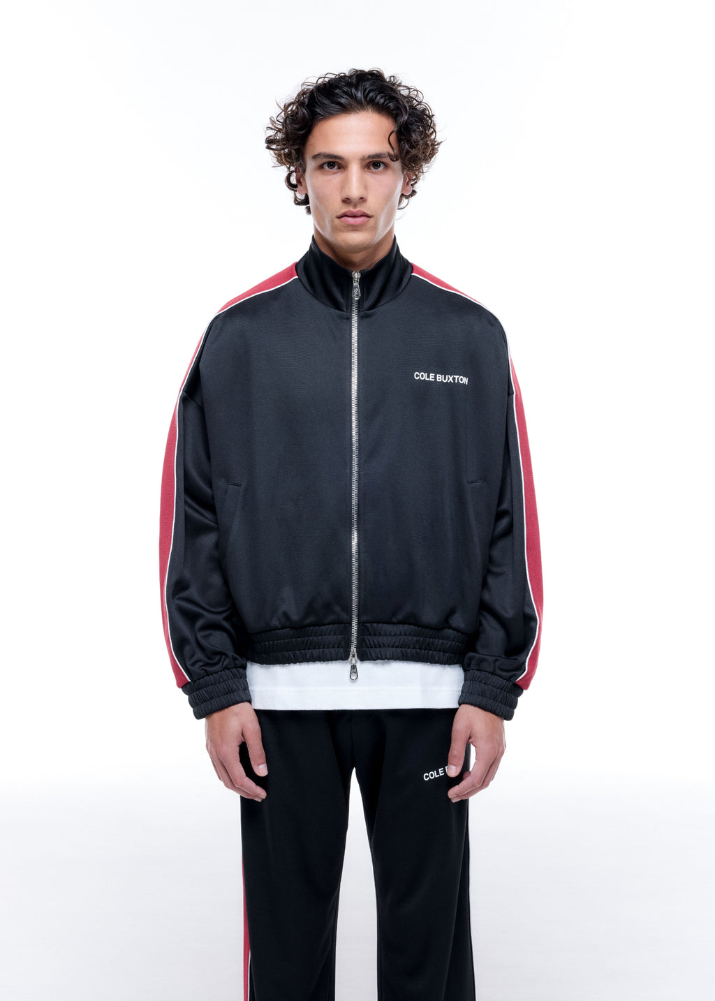 CONTRAST TAPE TRACK JACKET