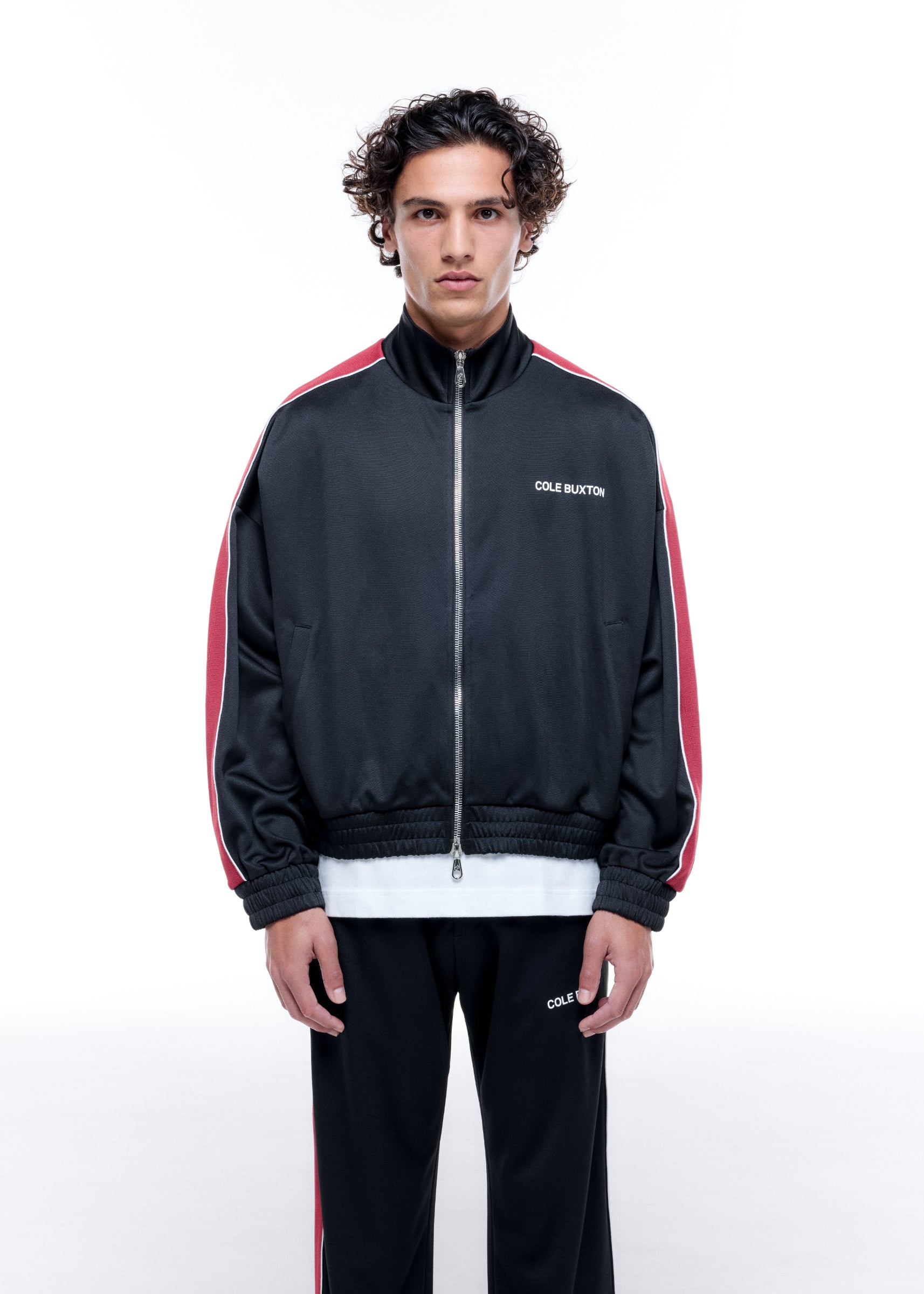 CONTRAST TAPE TRACK JACKET