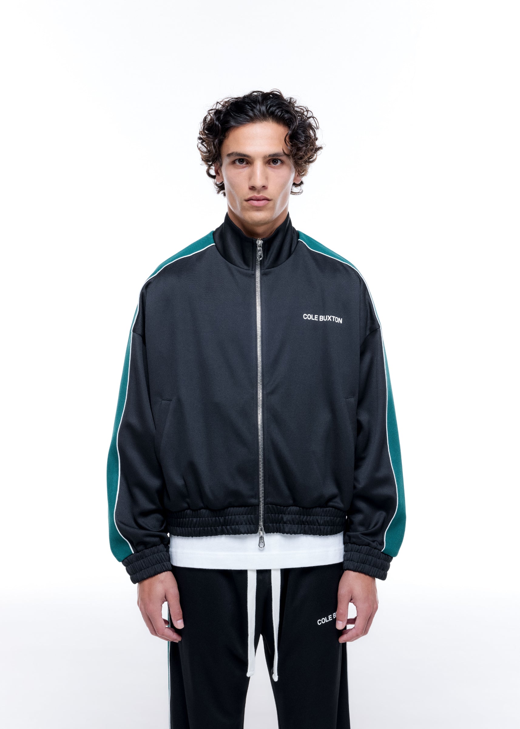 CONTRAST TAPE TRACK JACKET