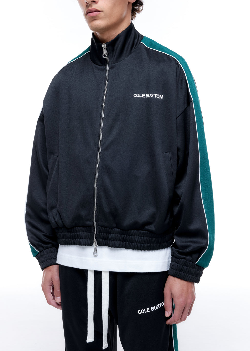 CONTRAST TAPE TRACK JACKET