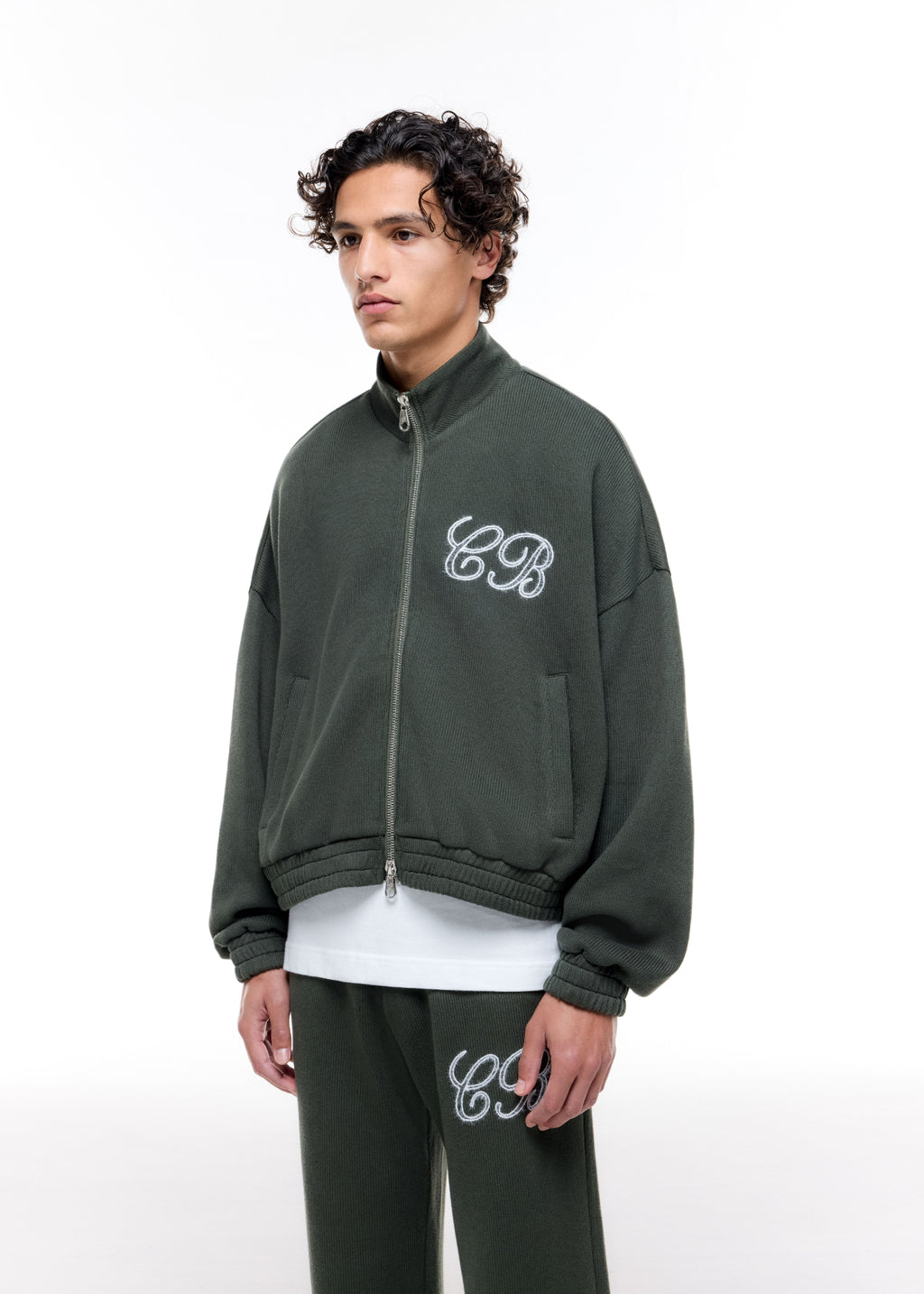 KNITTED TRACK JACKET