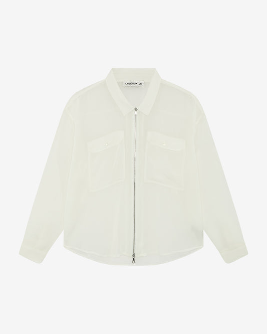 VISCOSE ZIPPED SHIRT