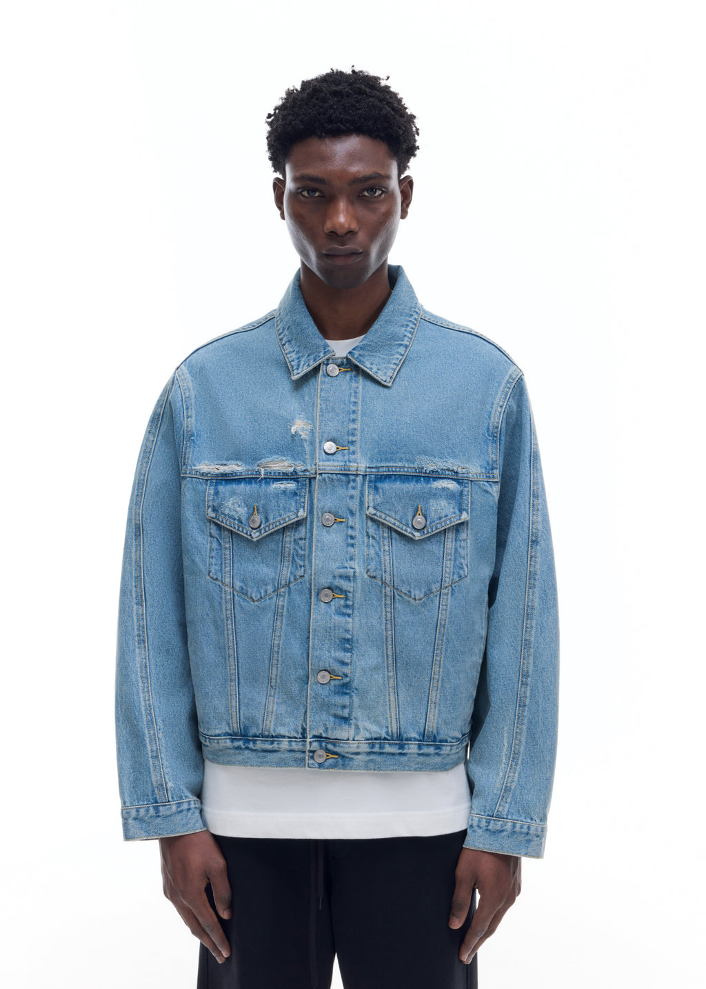 WASHED DENIM JACKET