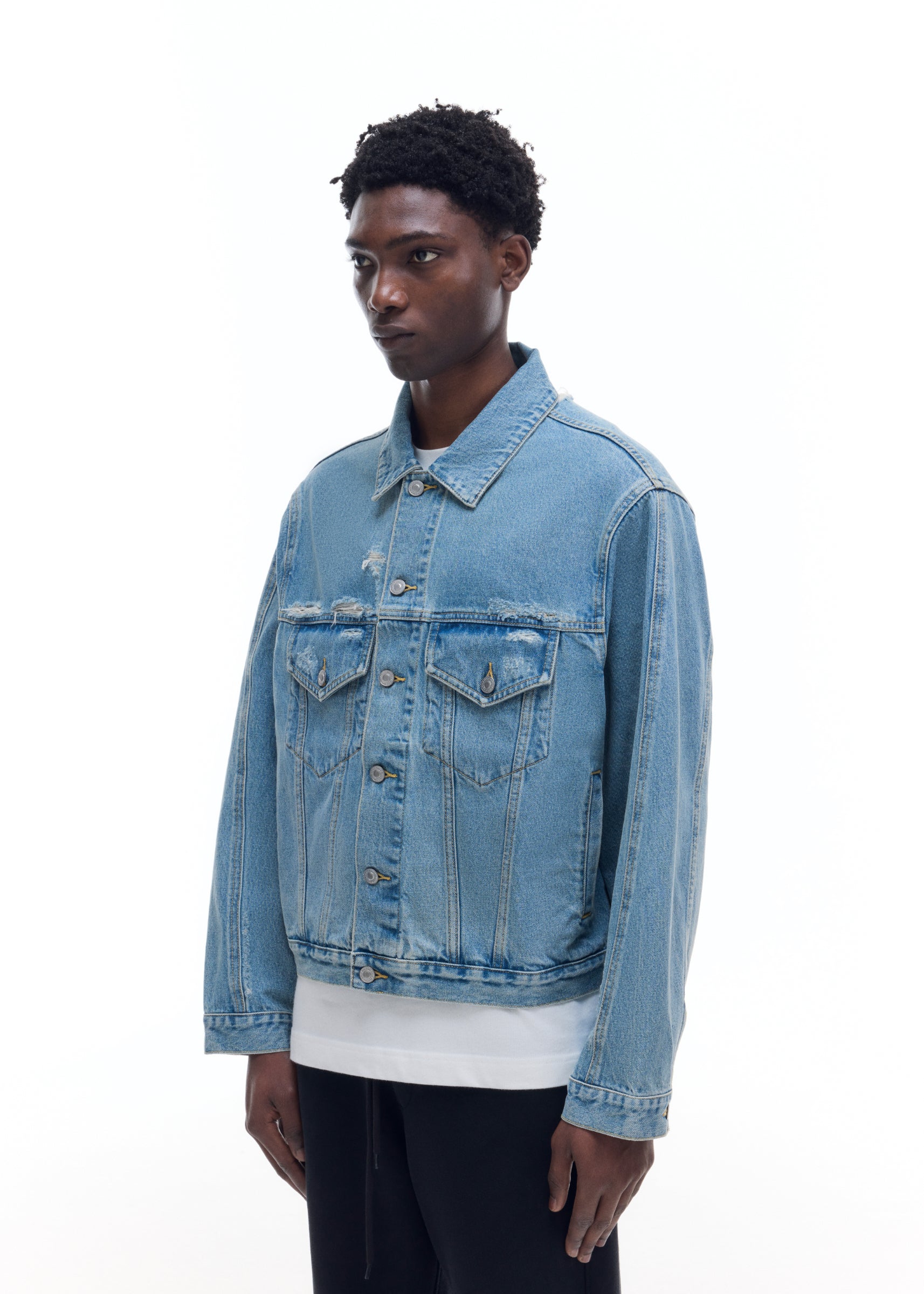 WASHED DENIM JACKET