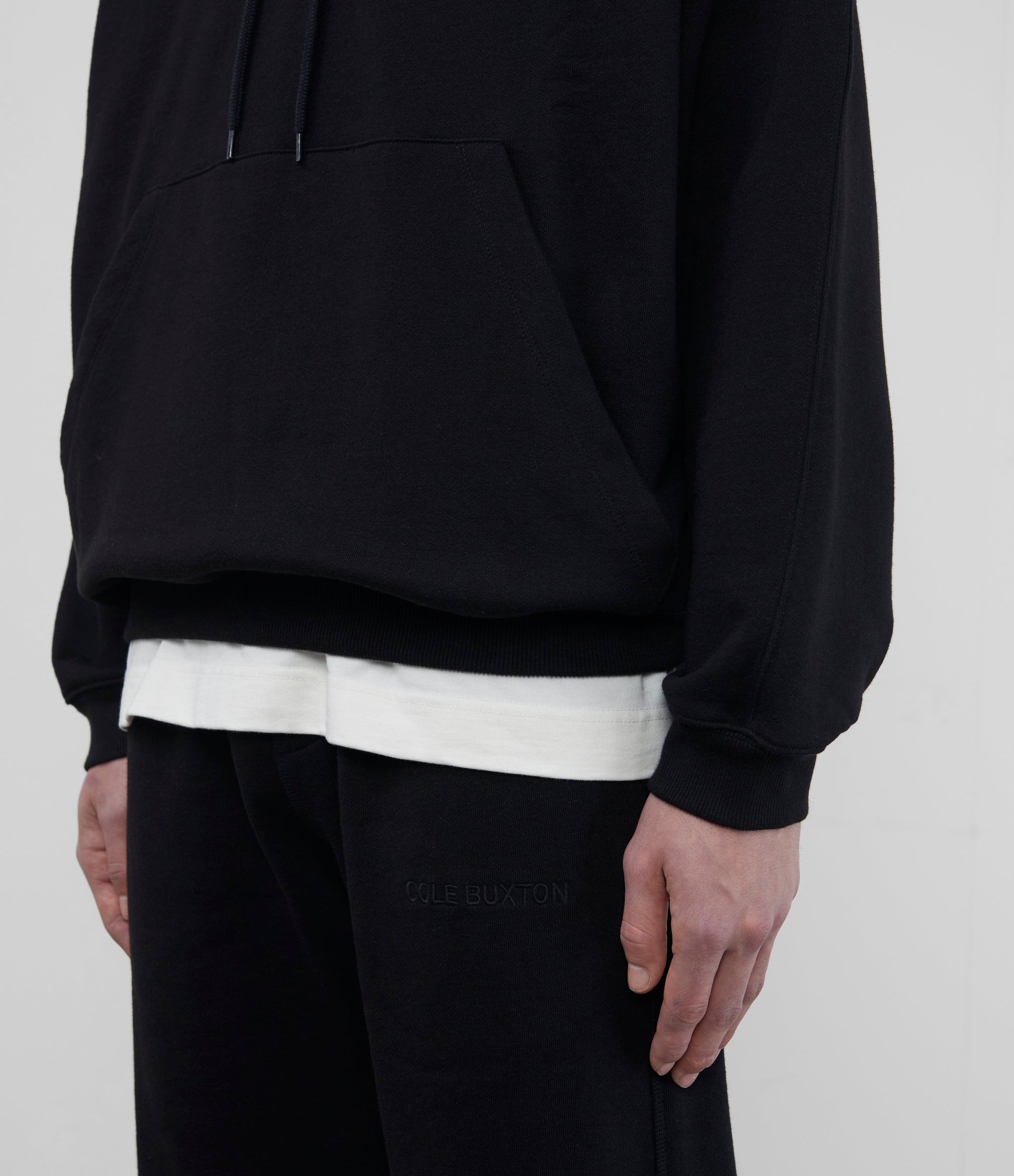 Cole Buxton | Heavyweight Warm Up Hoodie | Unisex | Cotton | Black