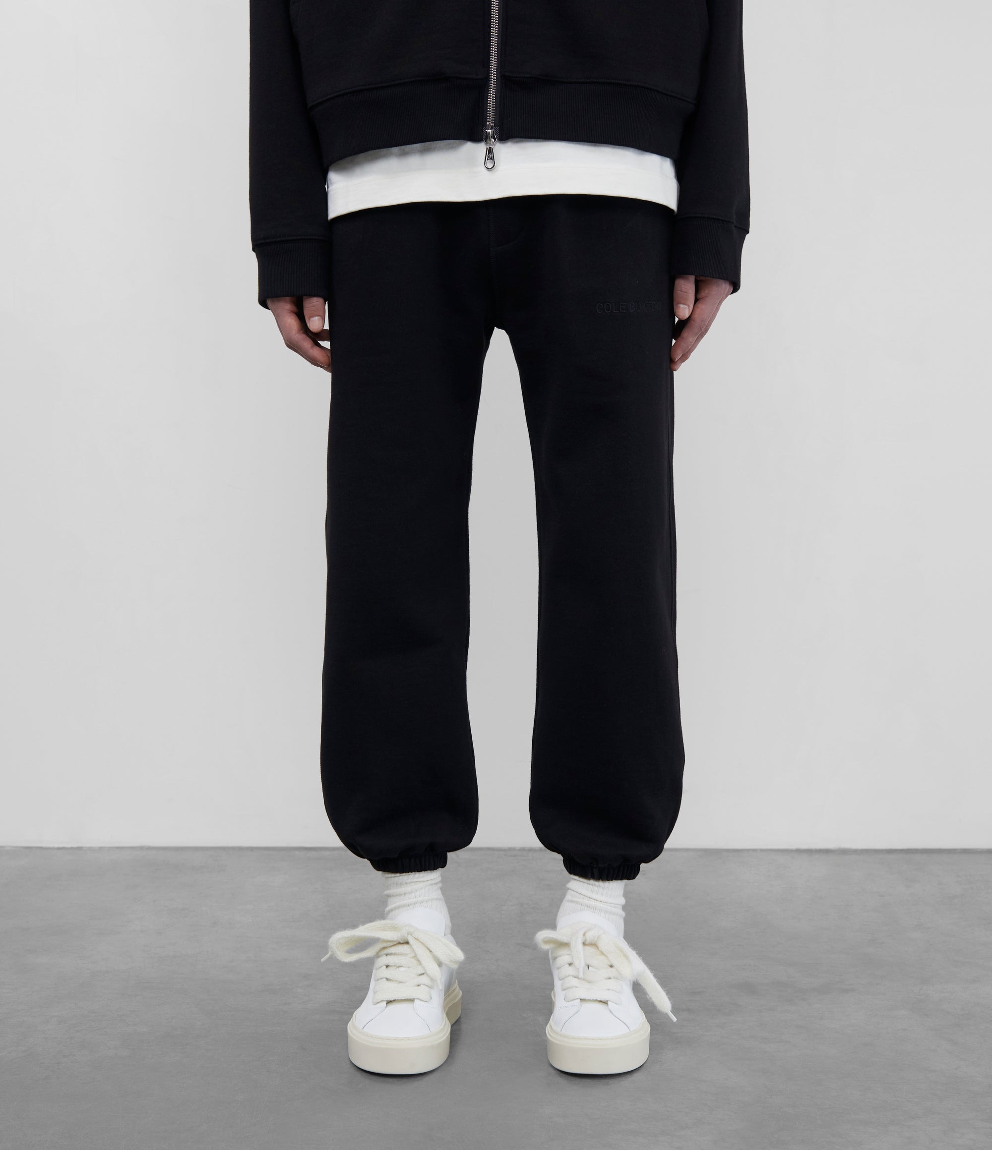 Cole Buxton | Heavyweight Warm Up Sweatpants | Unisex | Cotton | Black