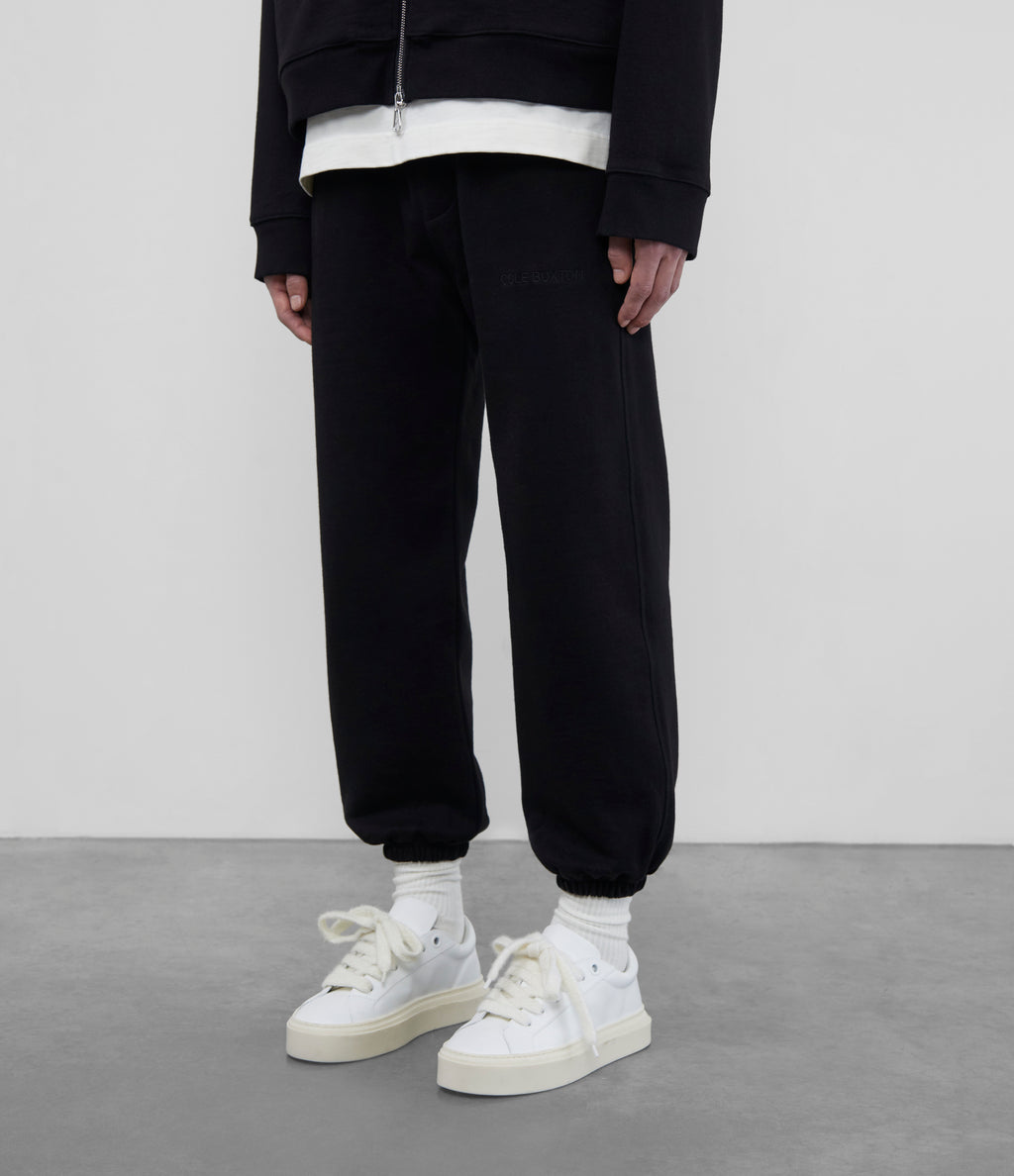 Cole Buxton | Heavyweight Warm Up Sweatpants | Unisex | Cotton | Black