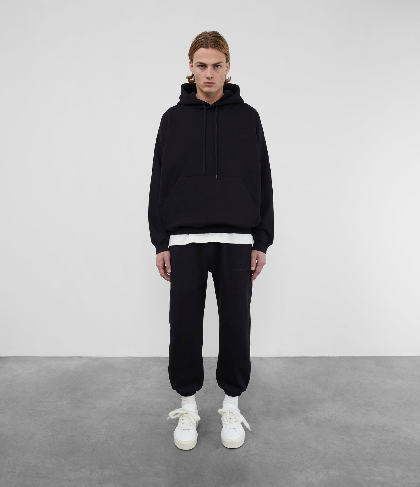 Cole Buxton | Heavyweight Warm Up Hoodie | Unisex | Cotton | Black