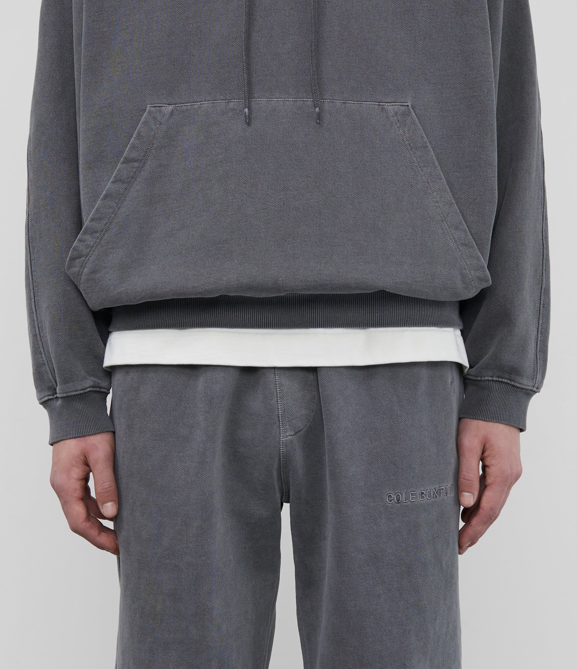 Cole Buxton | Heavyweight Warm Up Sweatpants | Unisex | Cotton | Washed Black