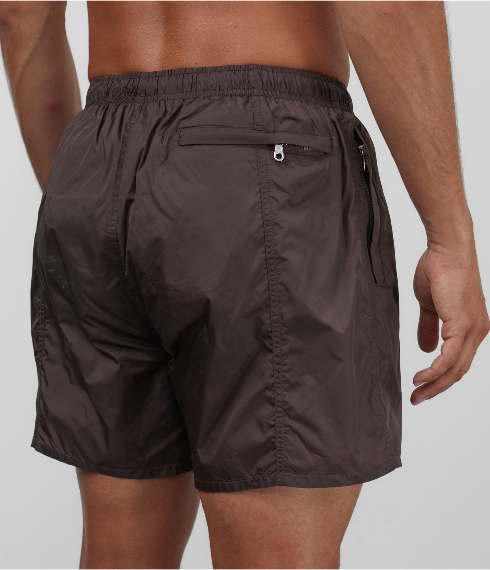 Cole Buxton | Swim Shorts | Mens | Quick Dry Nylon | Brown